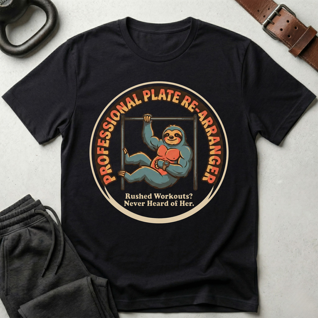 Plate Re-Arranger Sloth T-Shirt