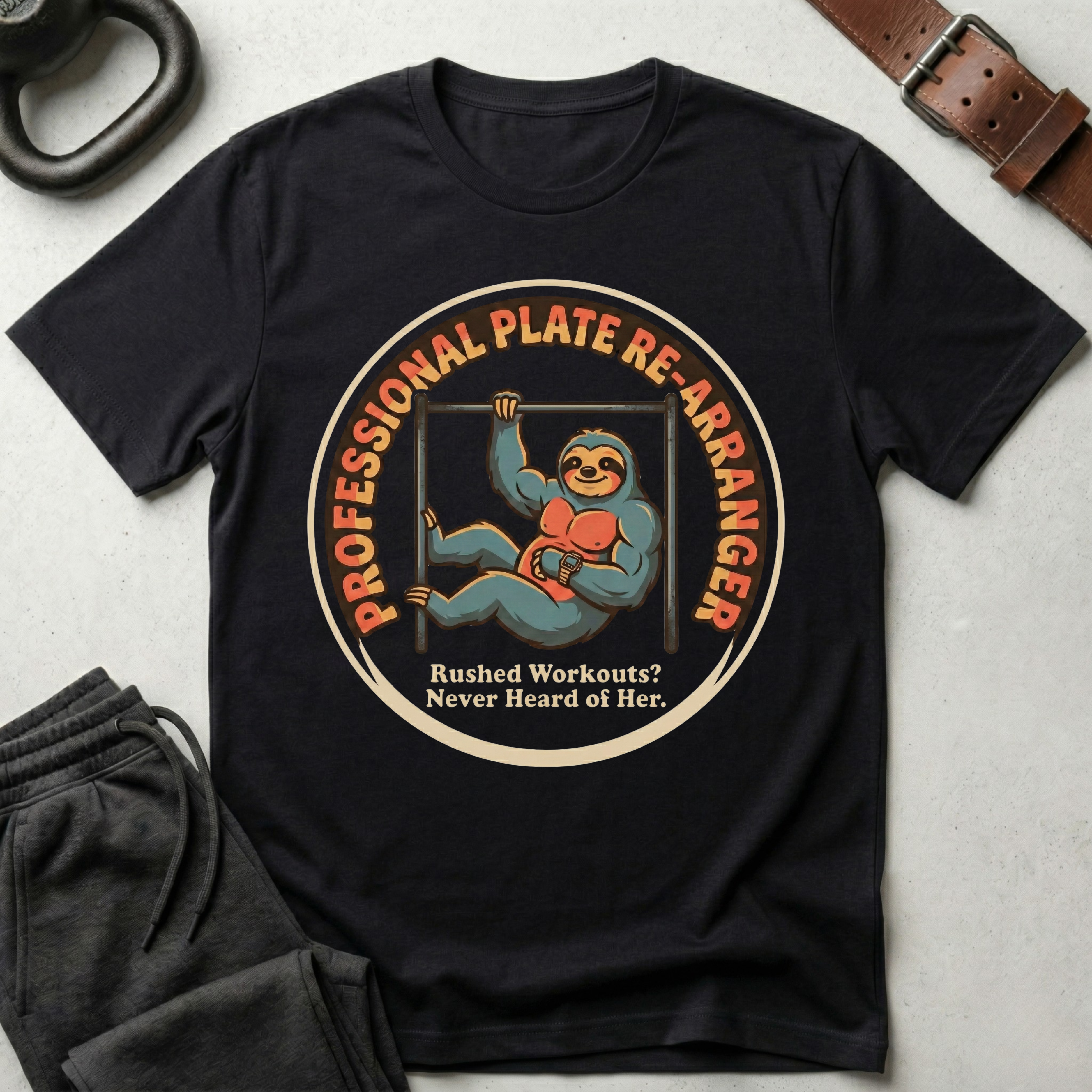 Plate Re-Arranger Sloth T-Shirt