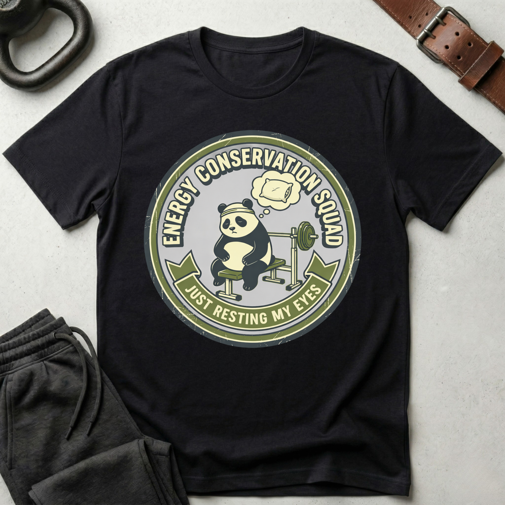 Just Resting My Eyes Panda T-Shirt
