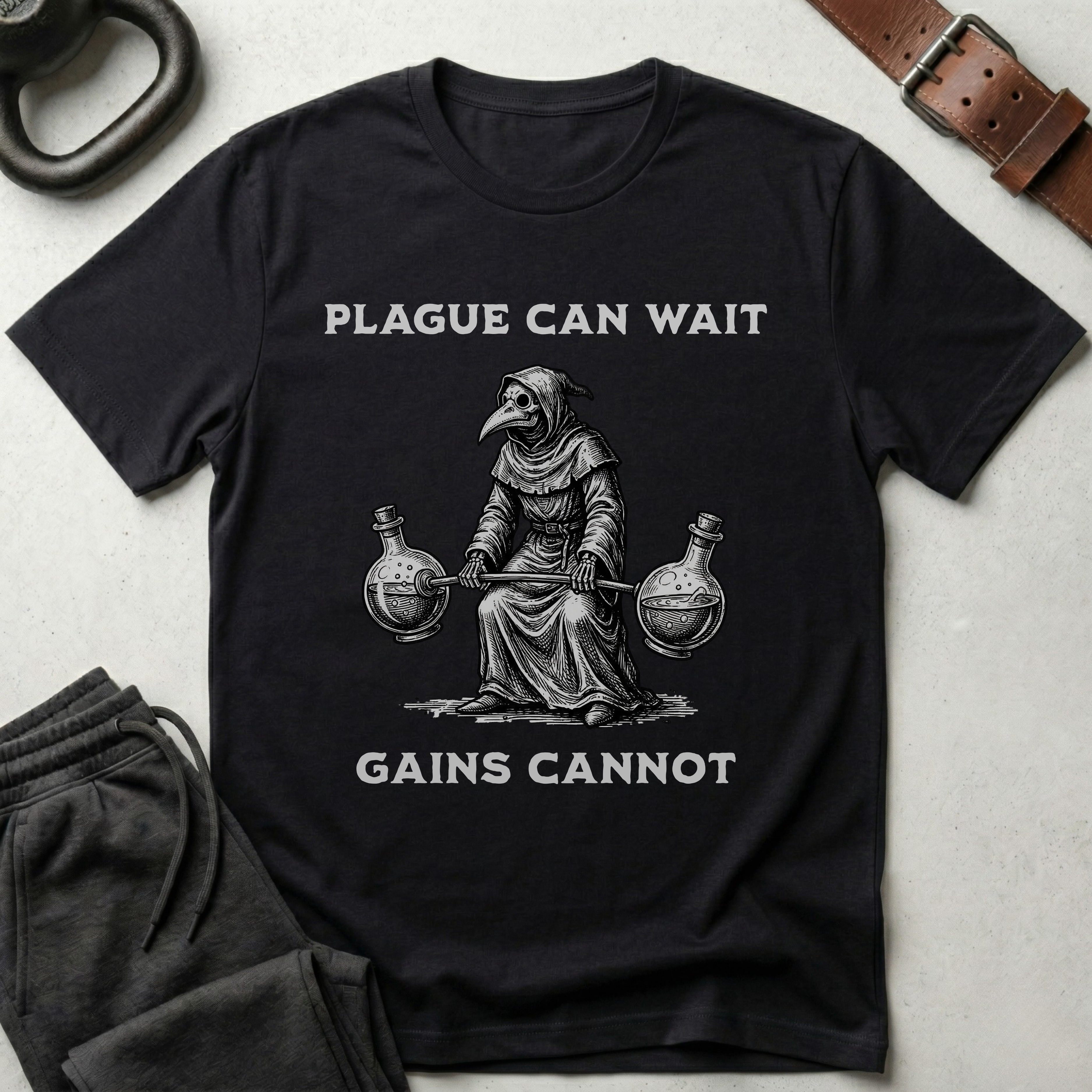 Plague Can Wait Gains Cannot T-Shirt