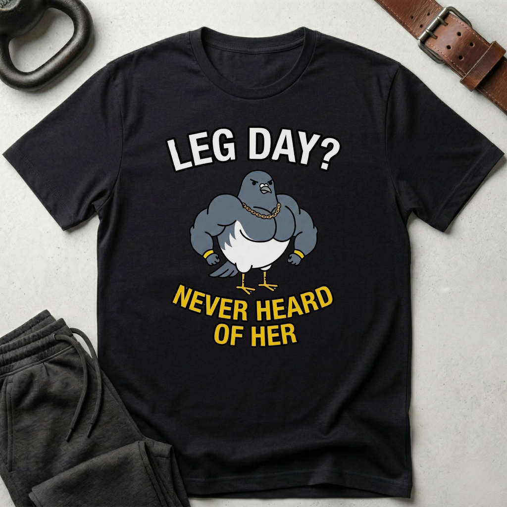 Leg Day Never Heard T-Shirt