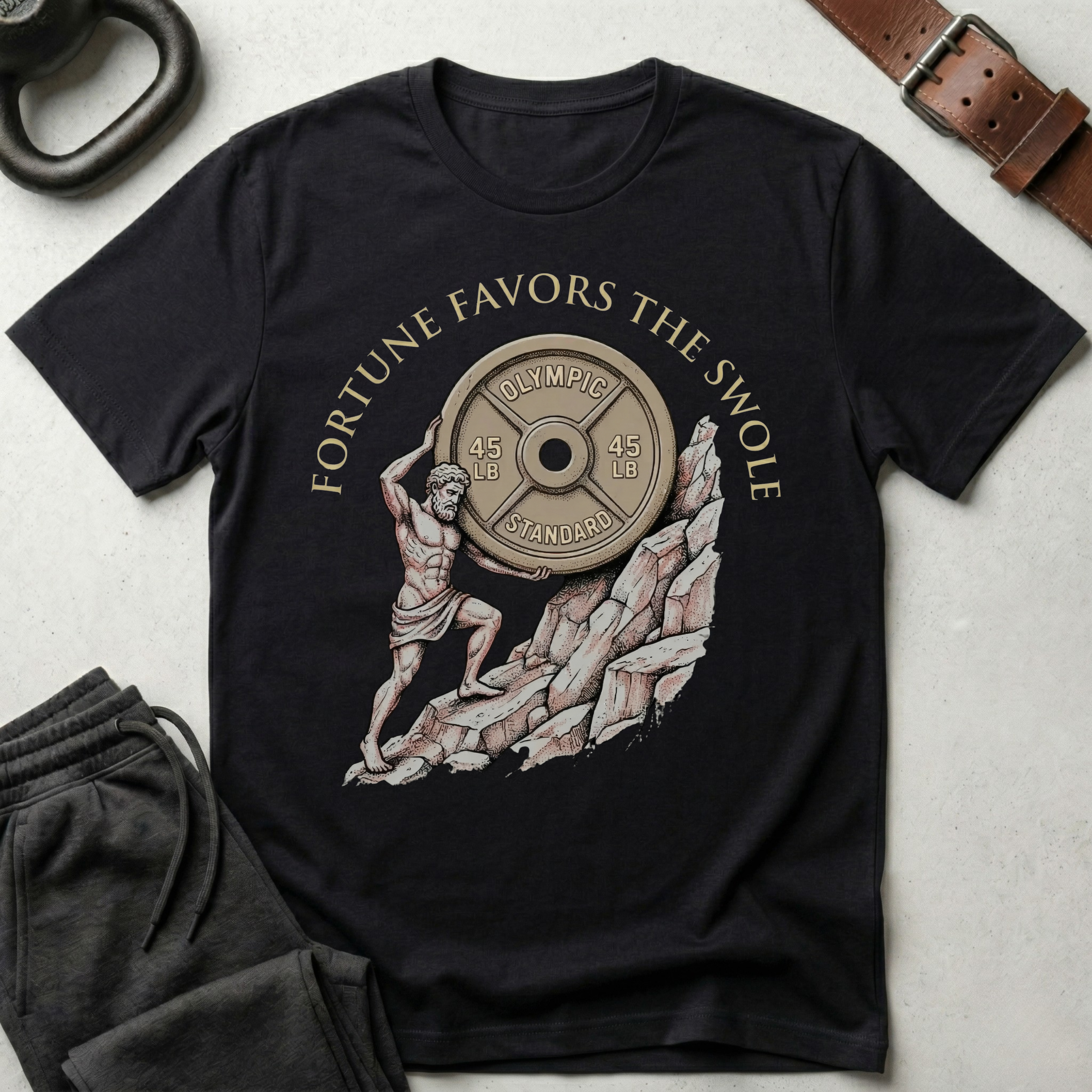 Fortune Favors The Swole T-Shirt