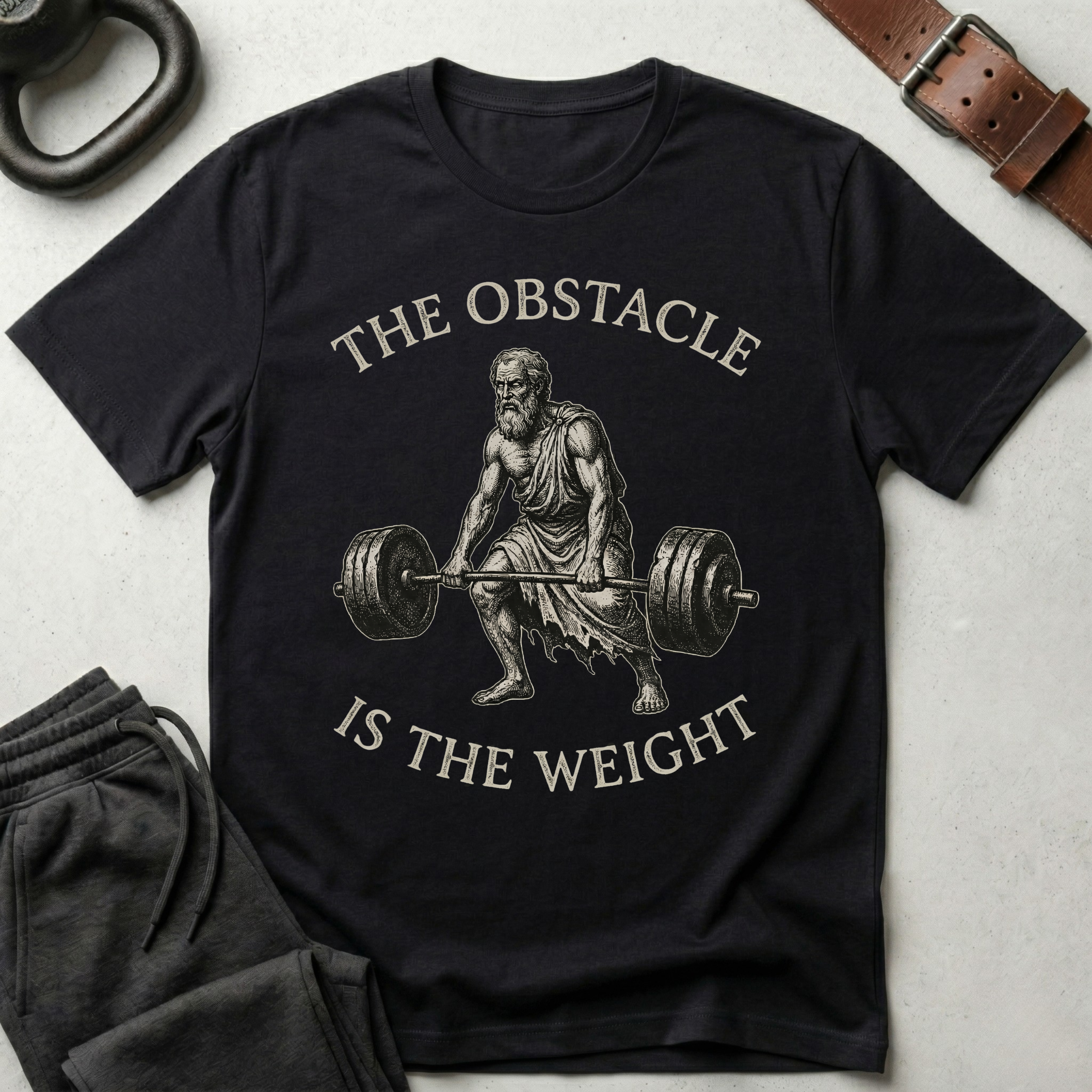 Obstacle Is The Weight T-Shirt