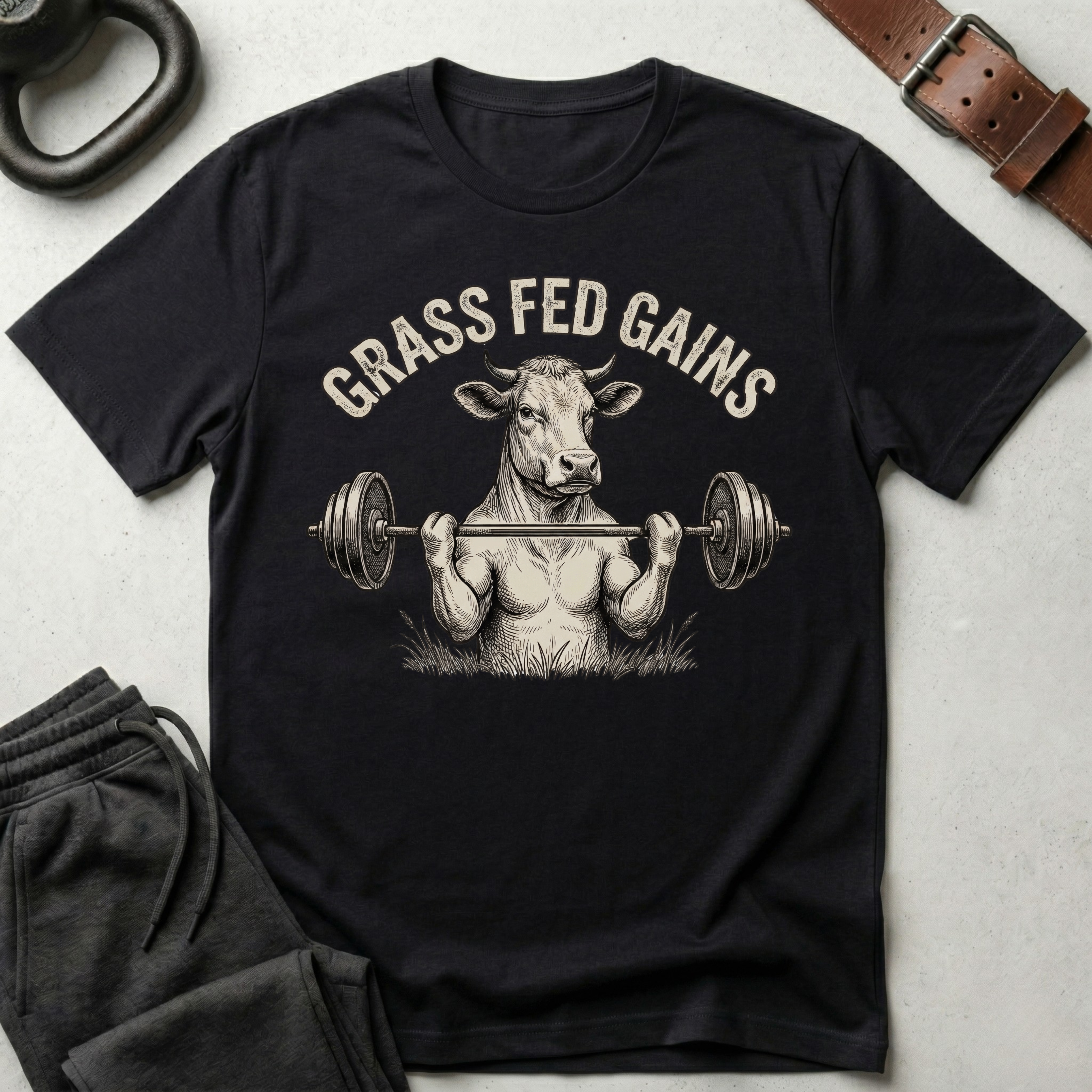 Grass Fed Gains T-Shirt