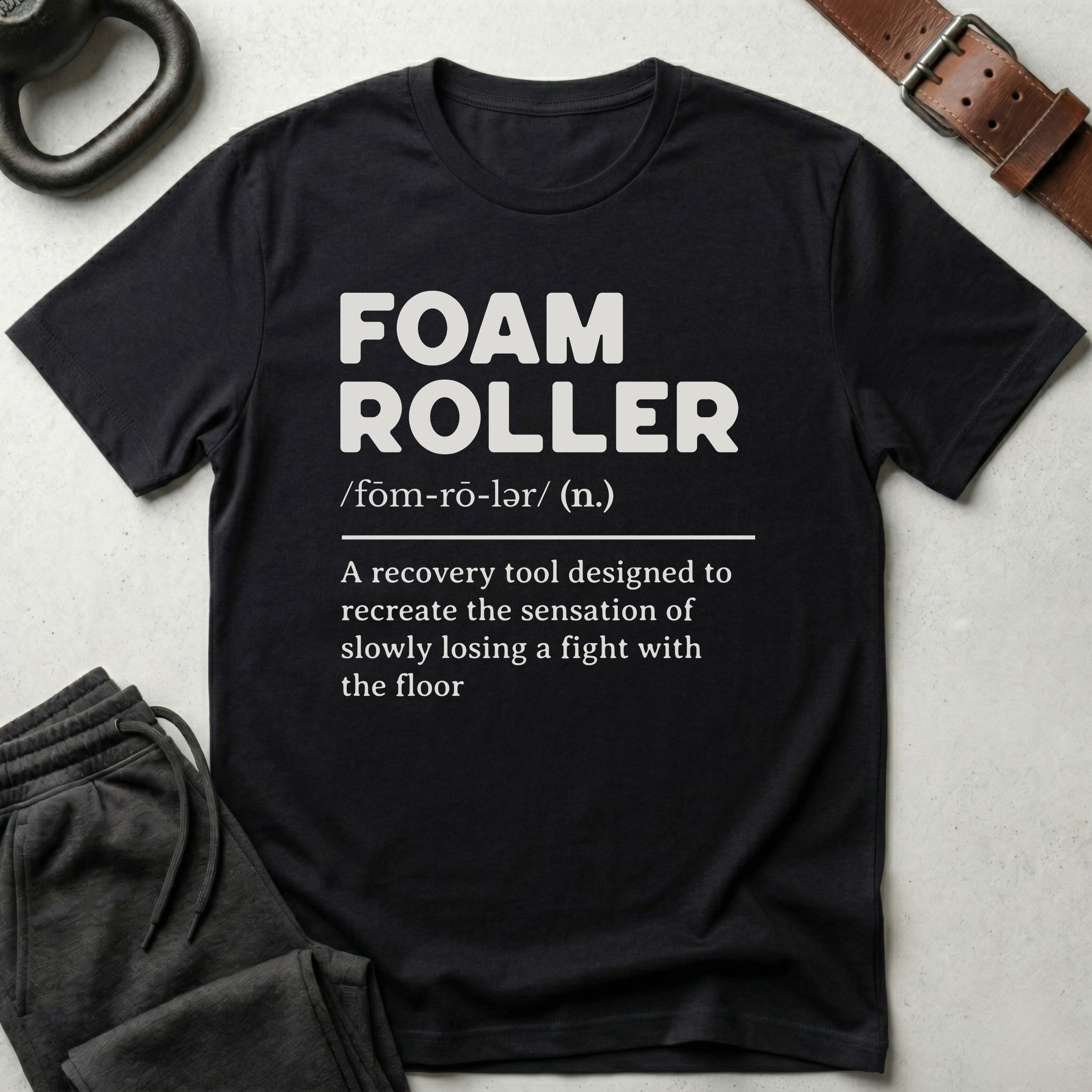 Foam Roller Definition T-Shirt