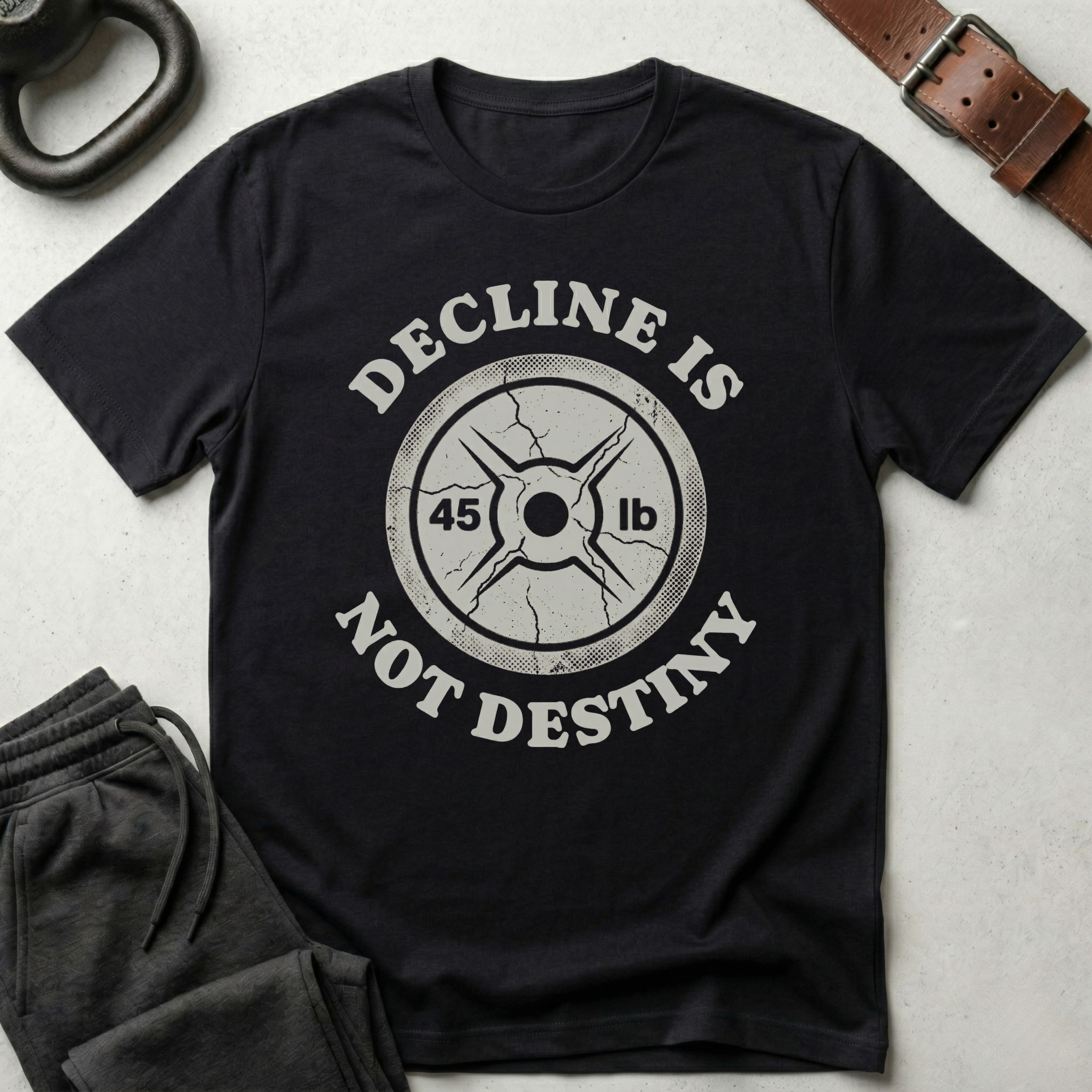Decline Is Not Destiny Plate T-Shirt