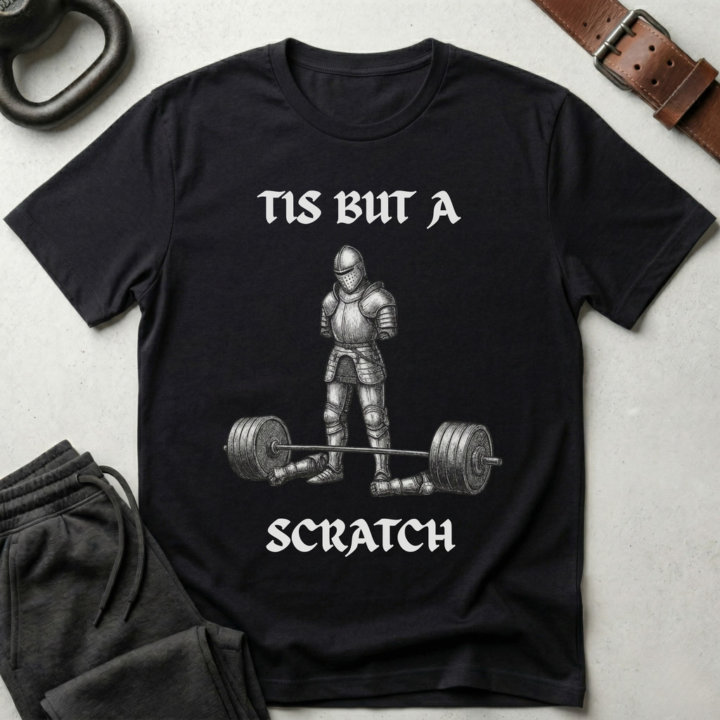 Tis But A Scratch Deadlift T-Shirt