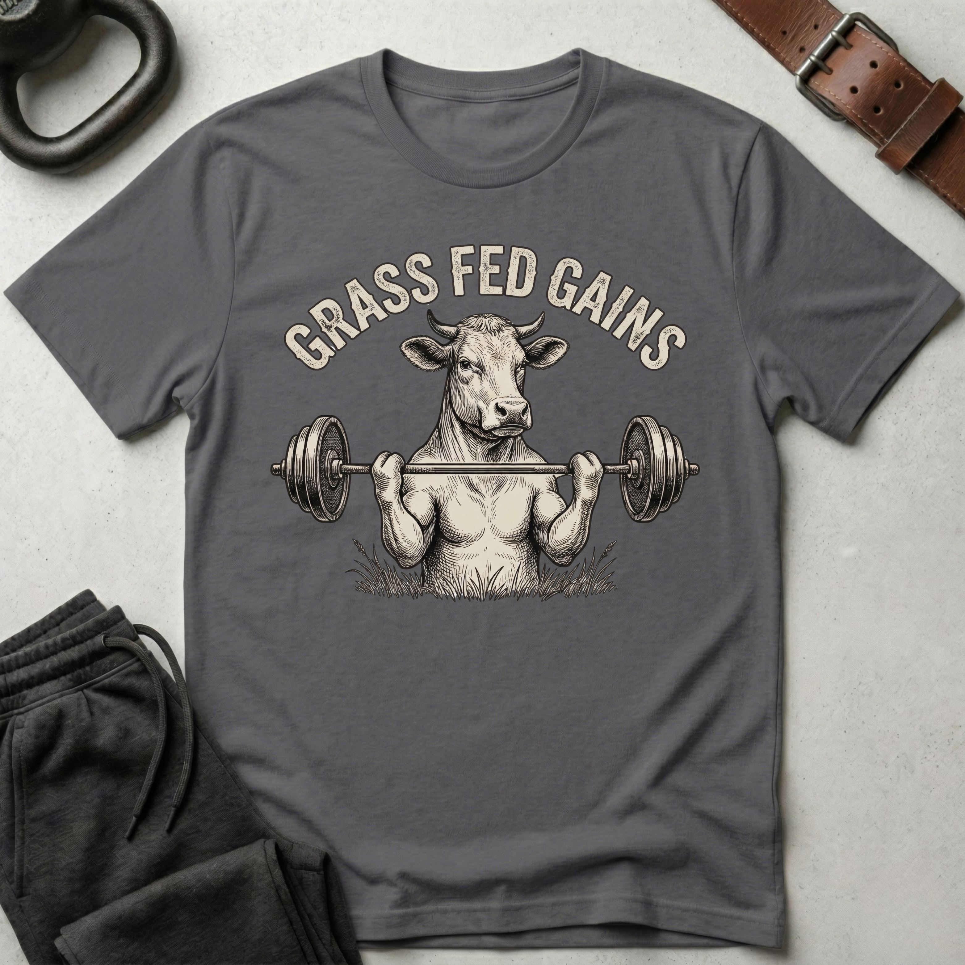 Grass Fed Gains T-Shirt