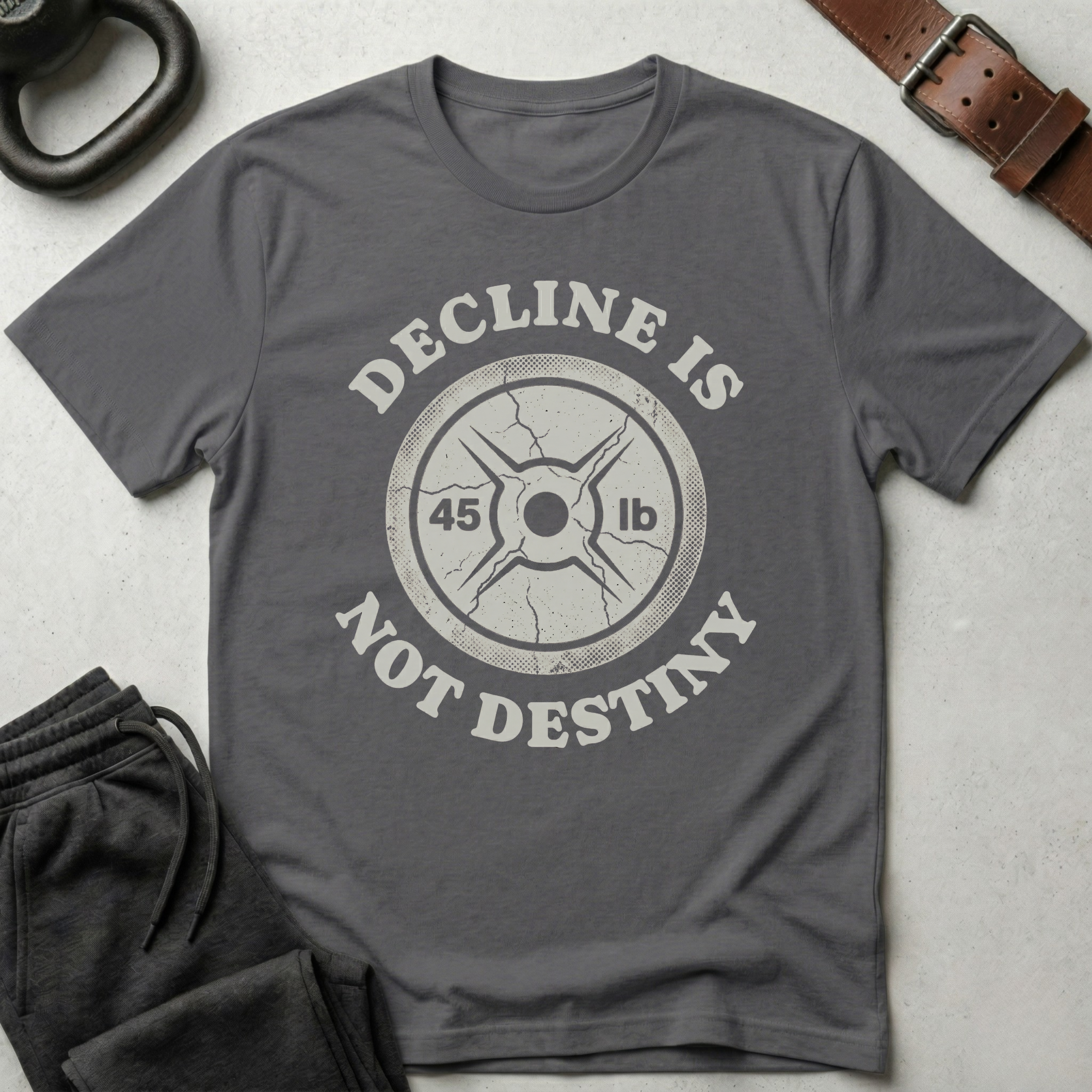 Decline Is Not Destiny Plate T-Shirt