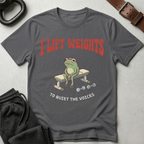 I Lift Weights To Quiet Voices T-Shirt