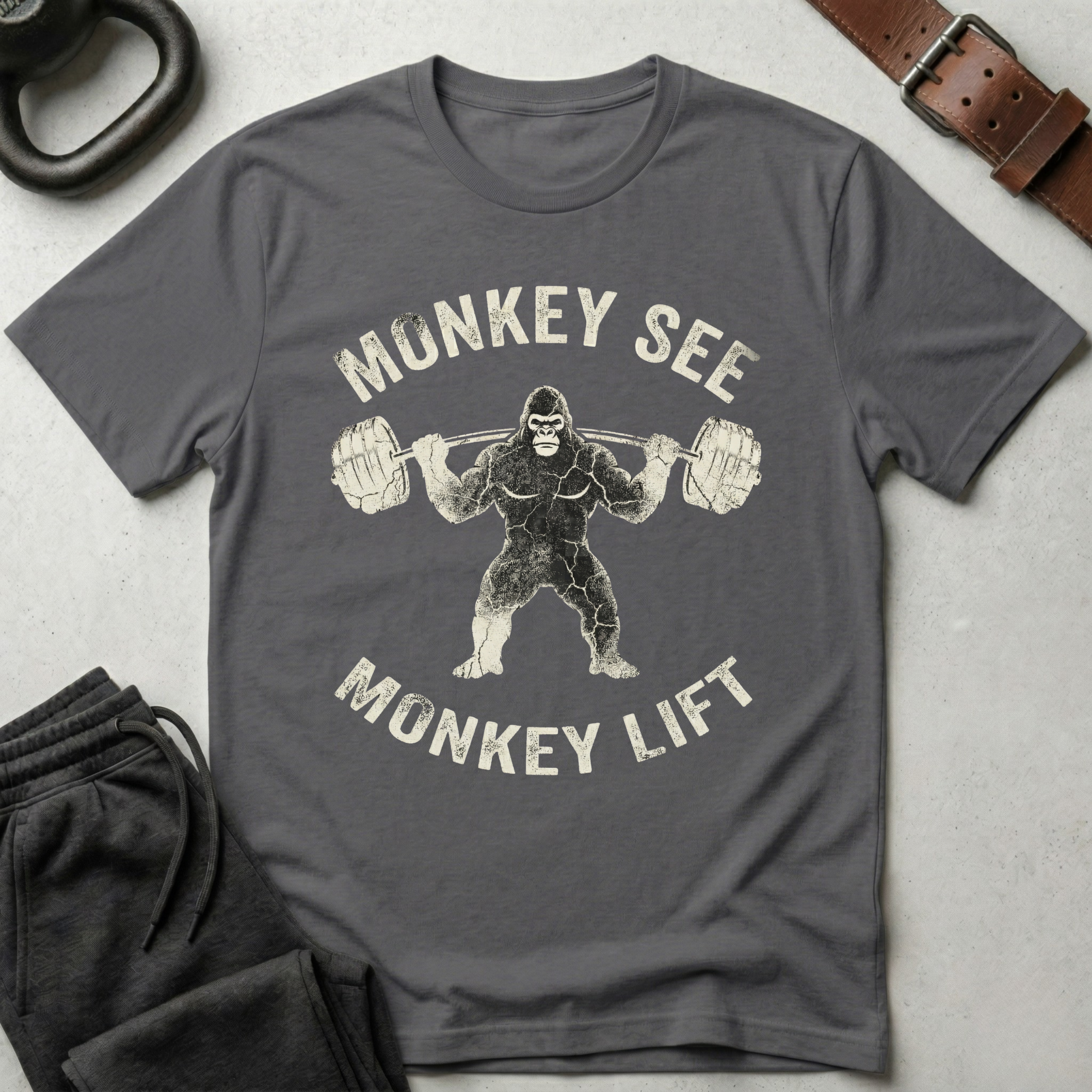 Monkey See Monkey Lift T-Shirt
