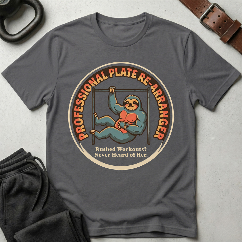 Plate Re-Arranger Sloth T-Shirt