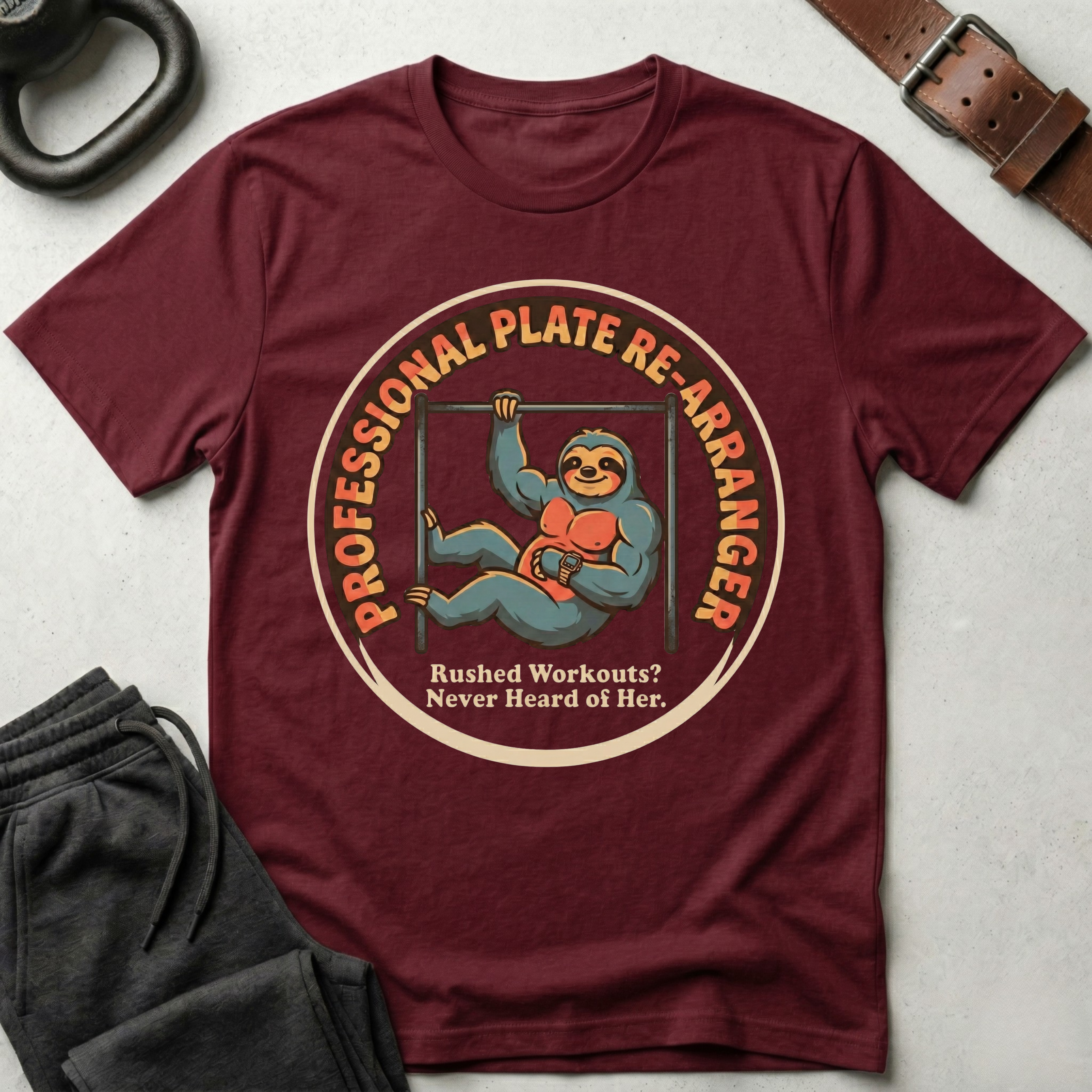 Plate Re-Arranger Sloth T-Shirt