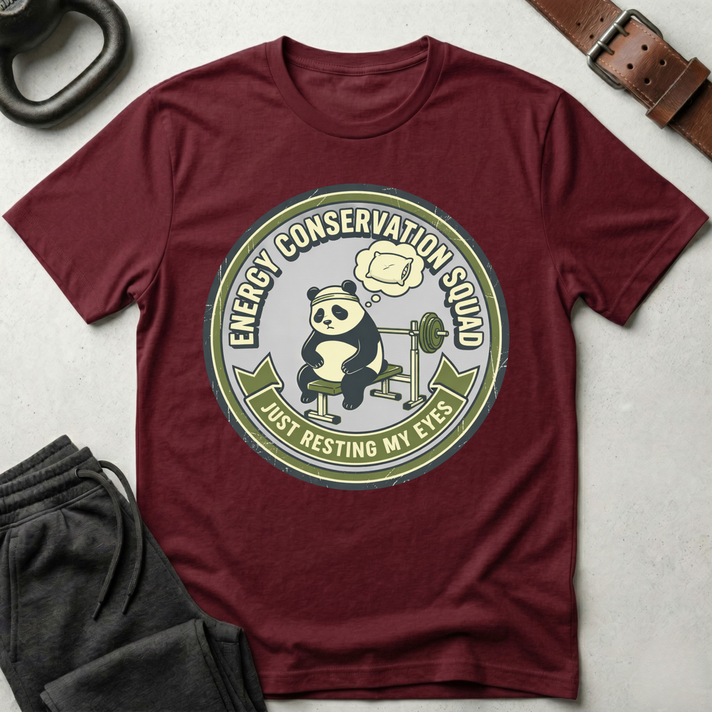 Just Resting My Eyes Panda T-Shirt