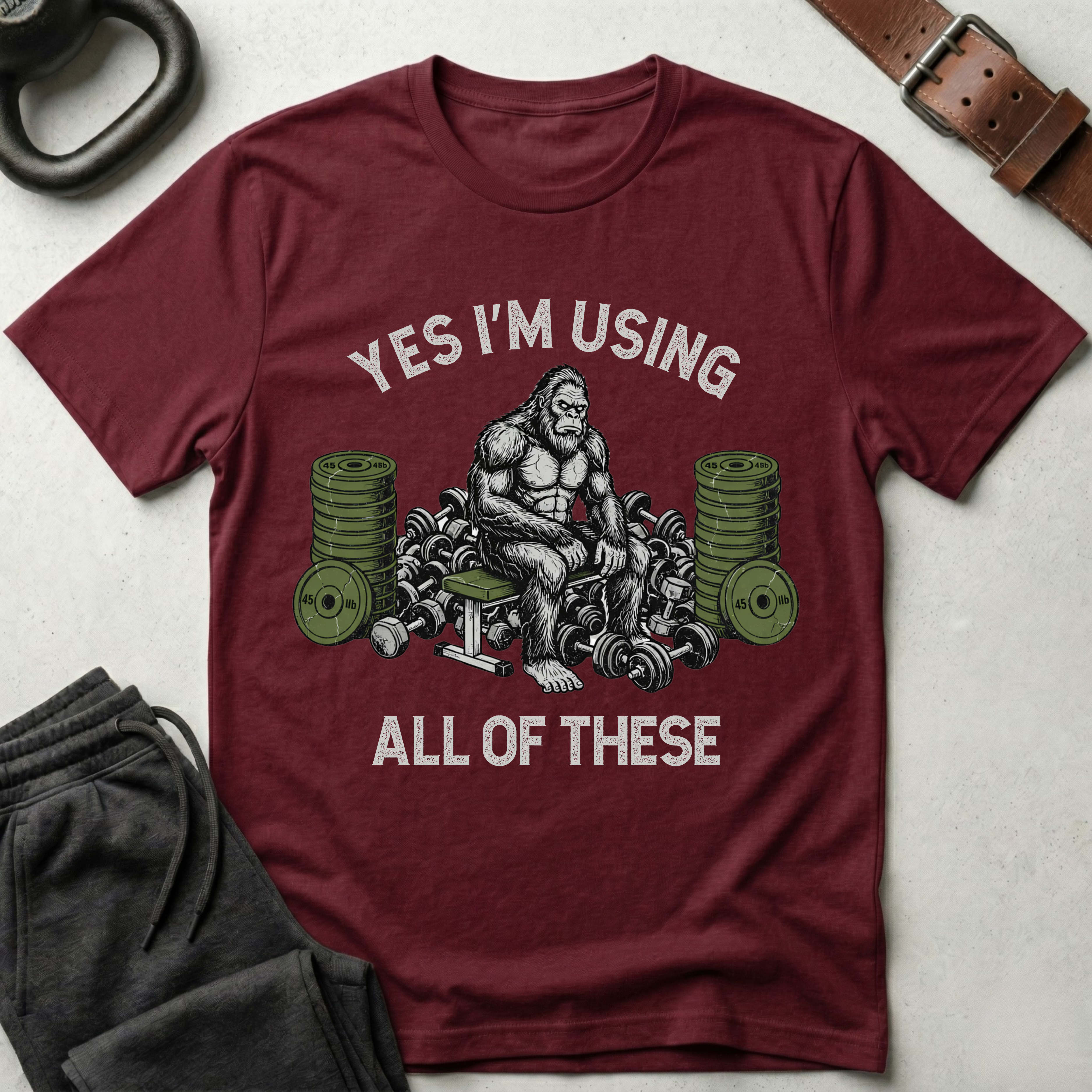 Yes I'm Using All Of These Sasquatch T-Shirt