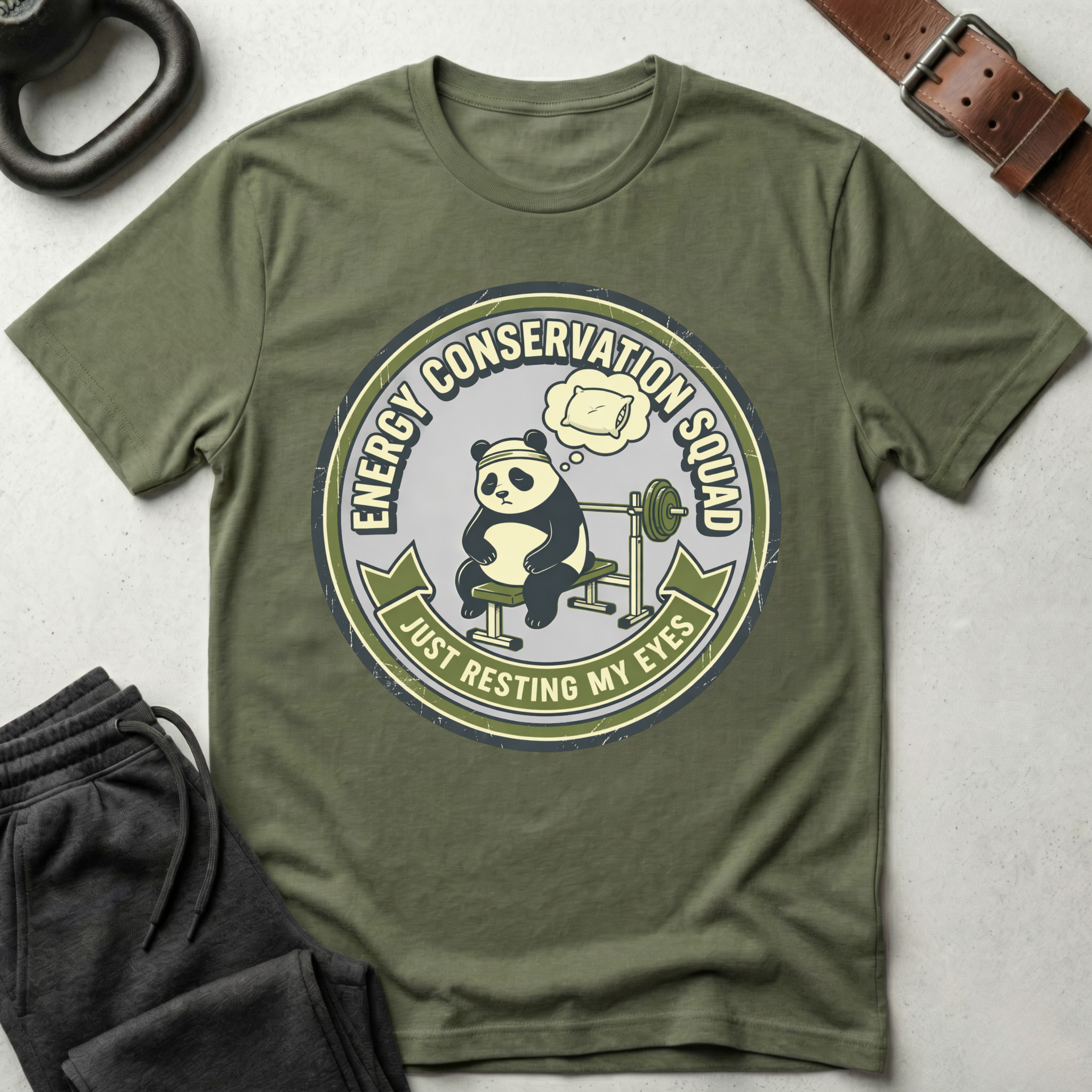 Just Resting My Eyes Panda T-Shirt