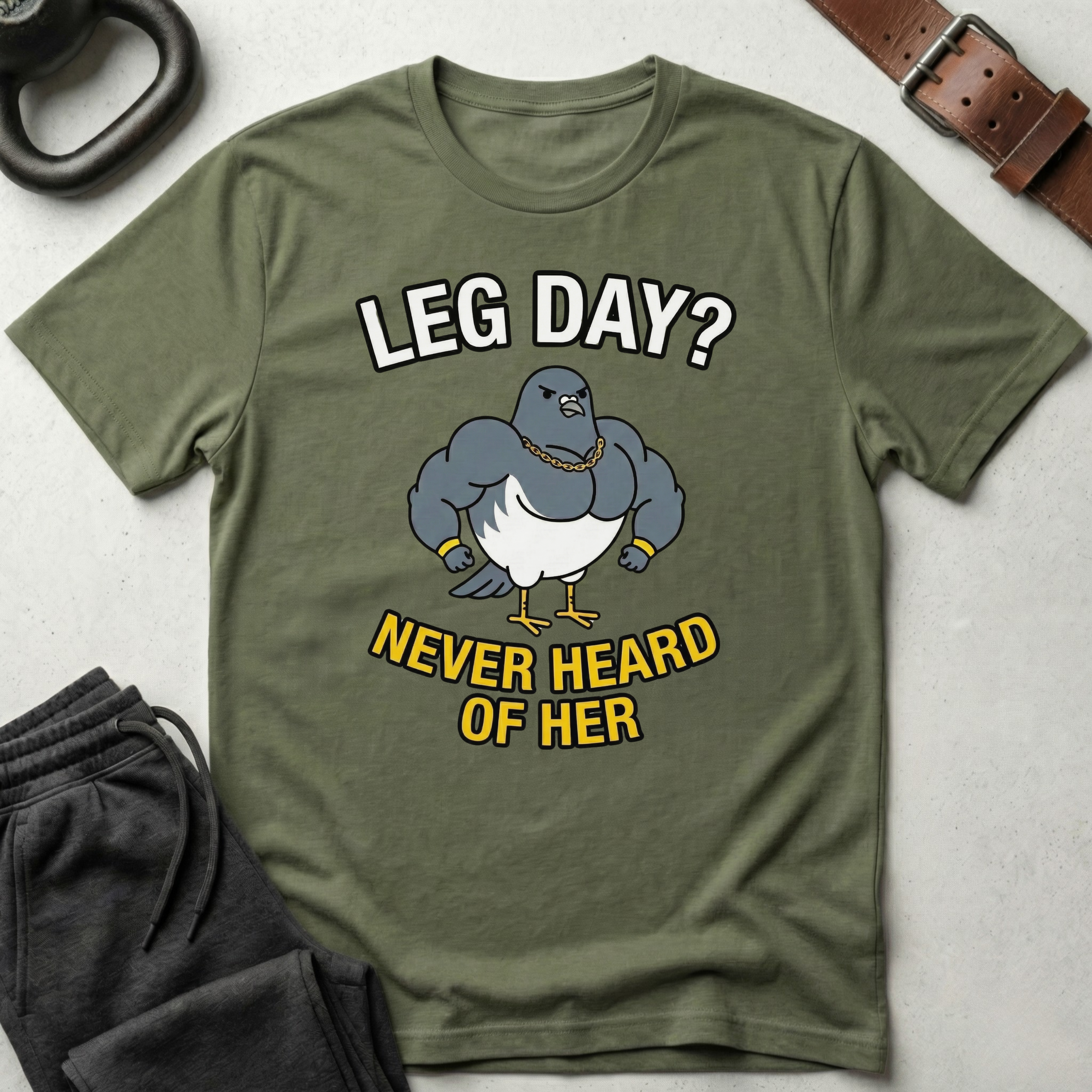 Leg Day Never Heard T-Shirt