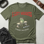 I Lift Weights To Quiet Voices T-Shirt
