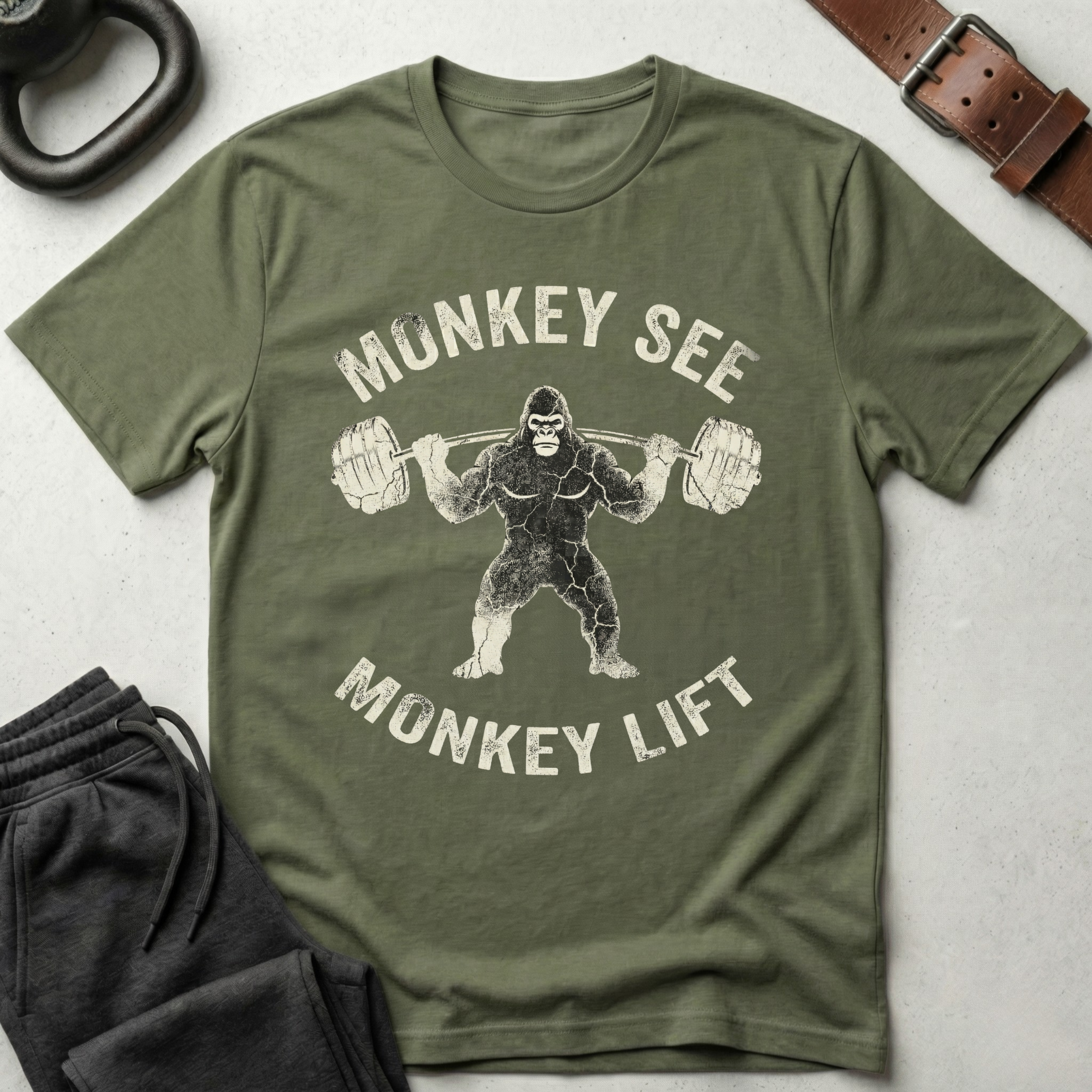 Monkey See Monkey Lift T-Shirt