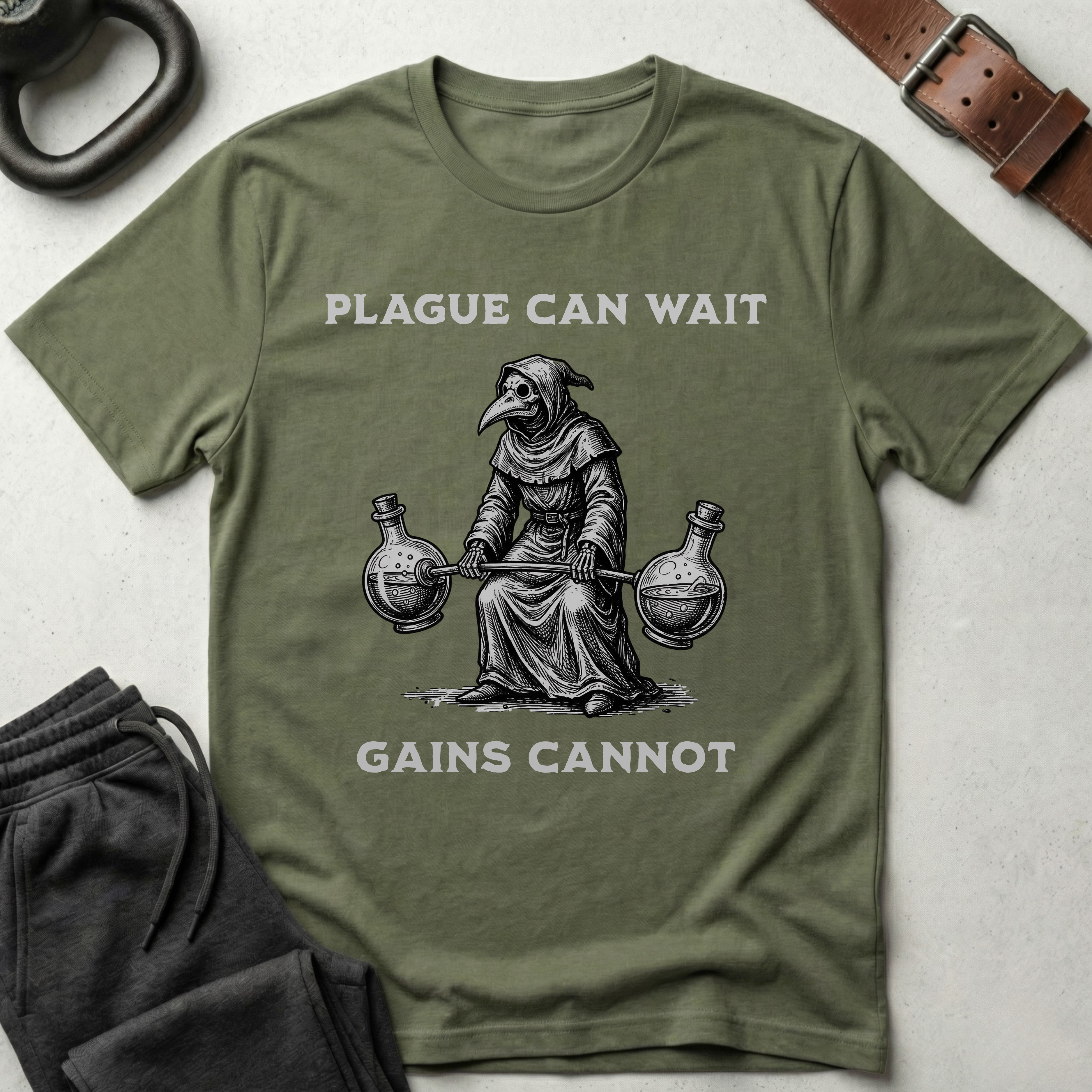 Plague Can Wait Gains Cannot T-Shirt