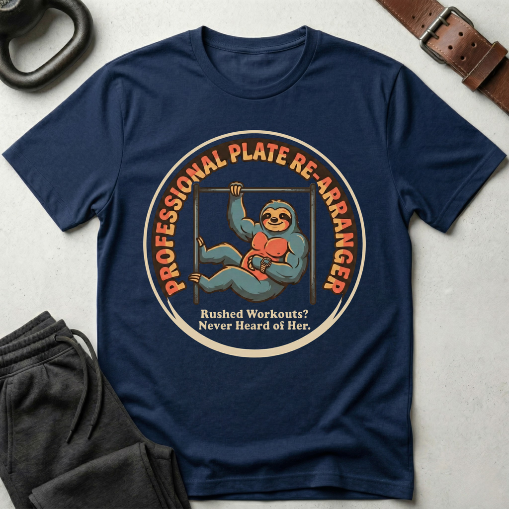 Plate Re-Arranger Sloth T-Shirt