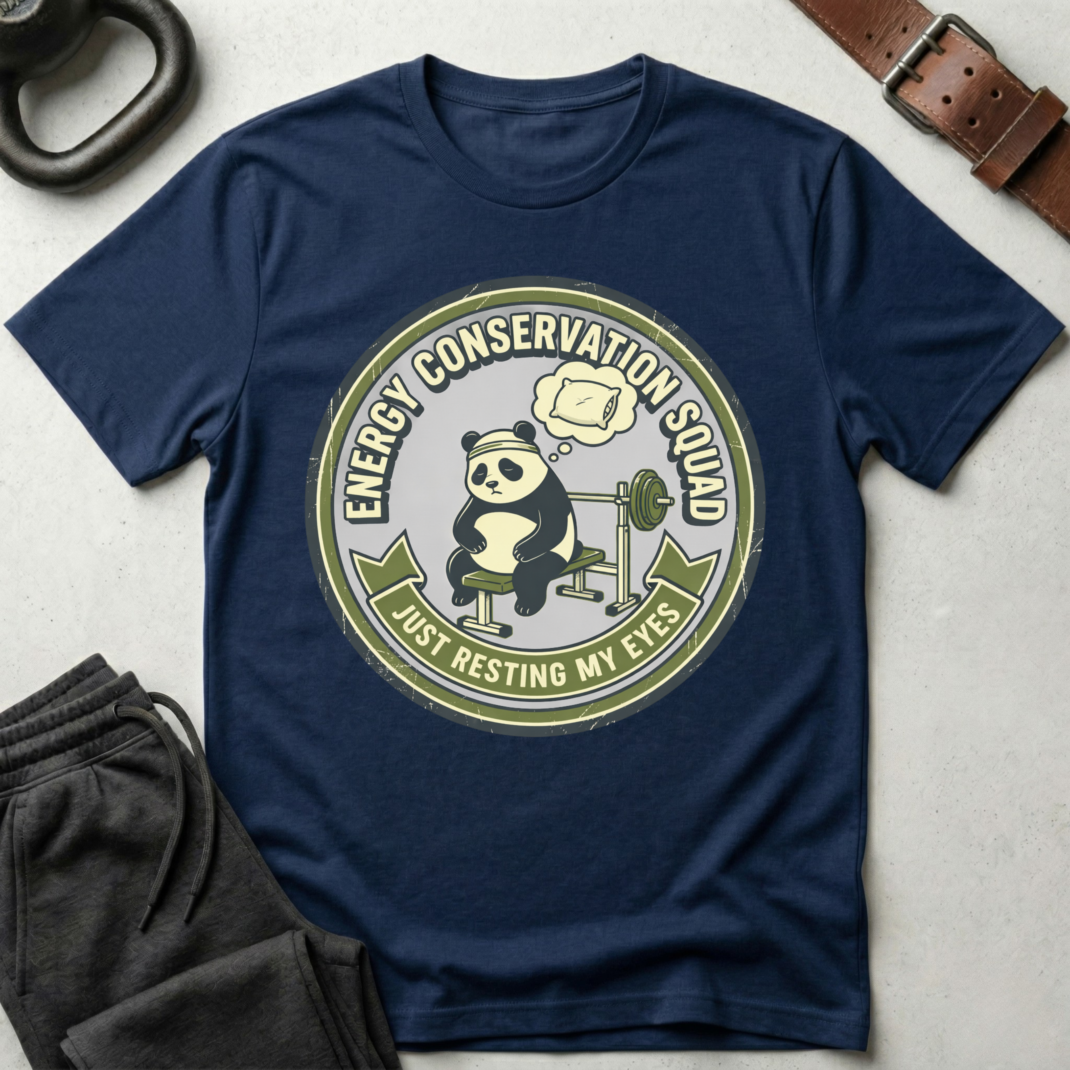 Just Resting My Eyes Panda T-Shirt