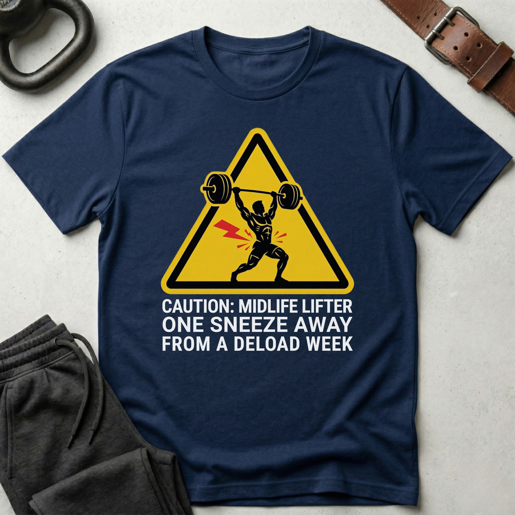 Caution Midlife Lifter T-Shirt