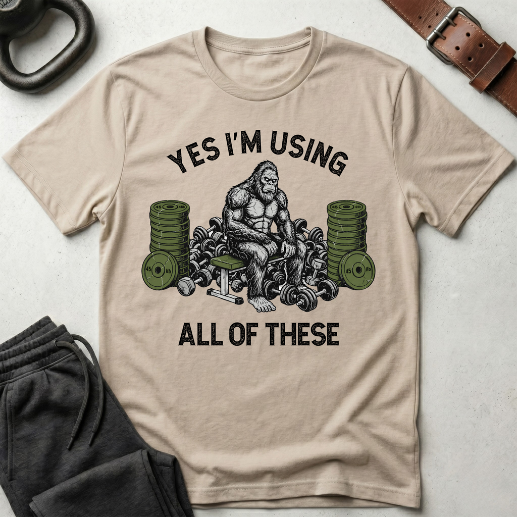 Using All Sasquatch T-Shirt