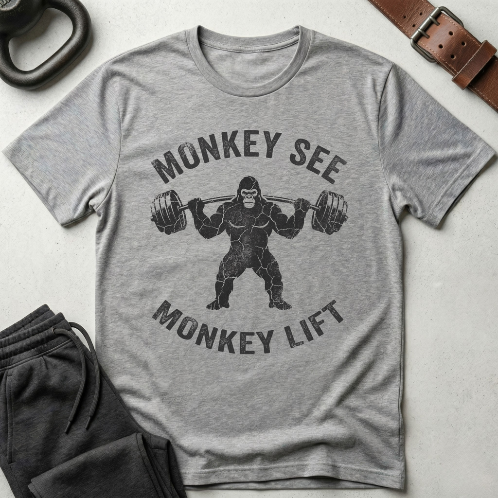 Monkey See Monkey Lift T-Shirt