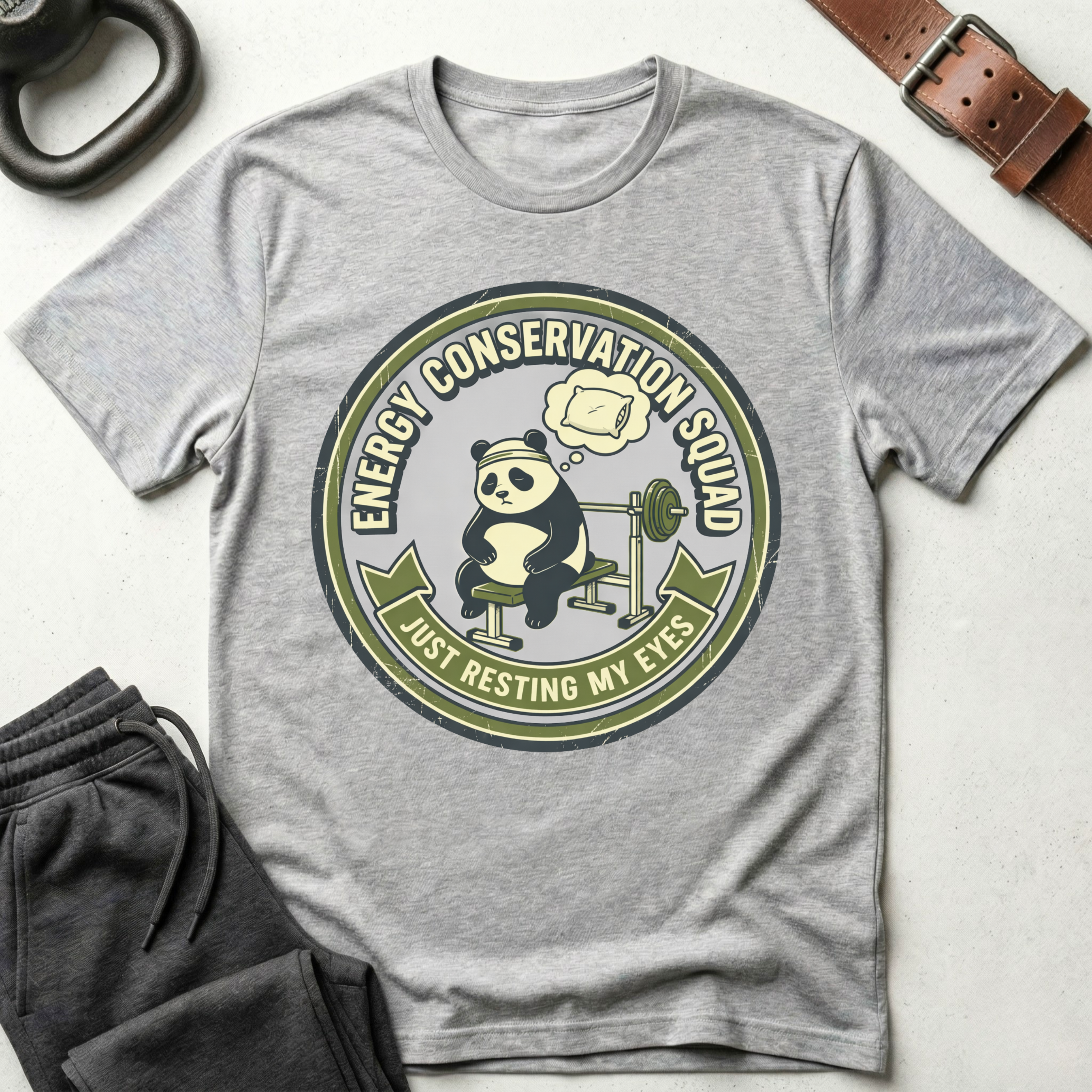 Just Resting My Eyes Panda T-Shirt