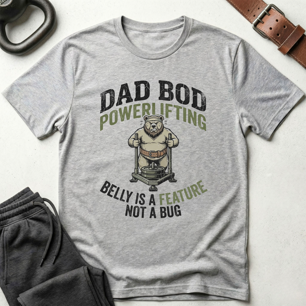 Dad Bod Powerlifting T-Shirt