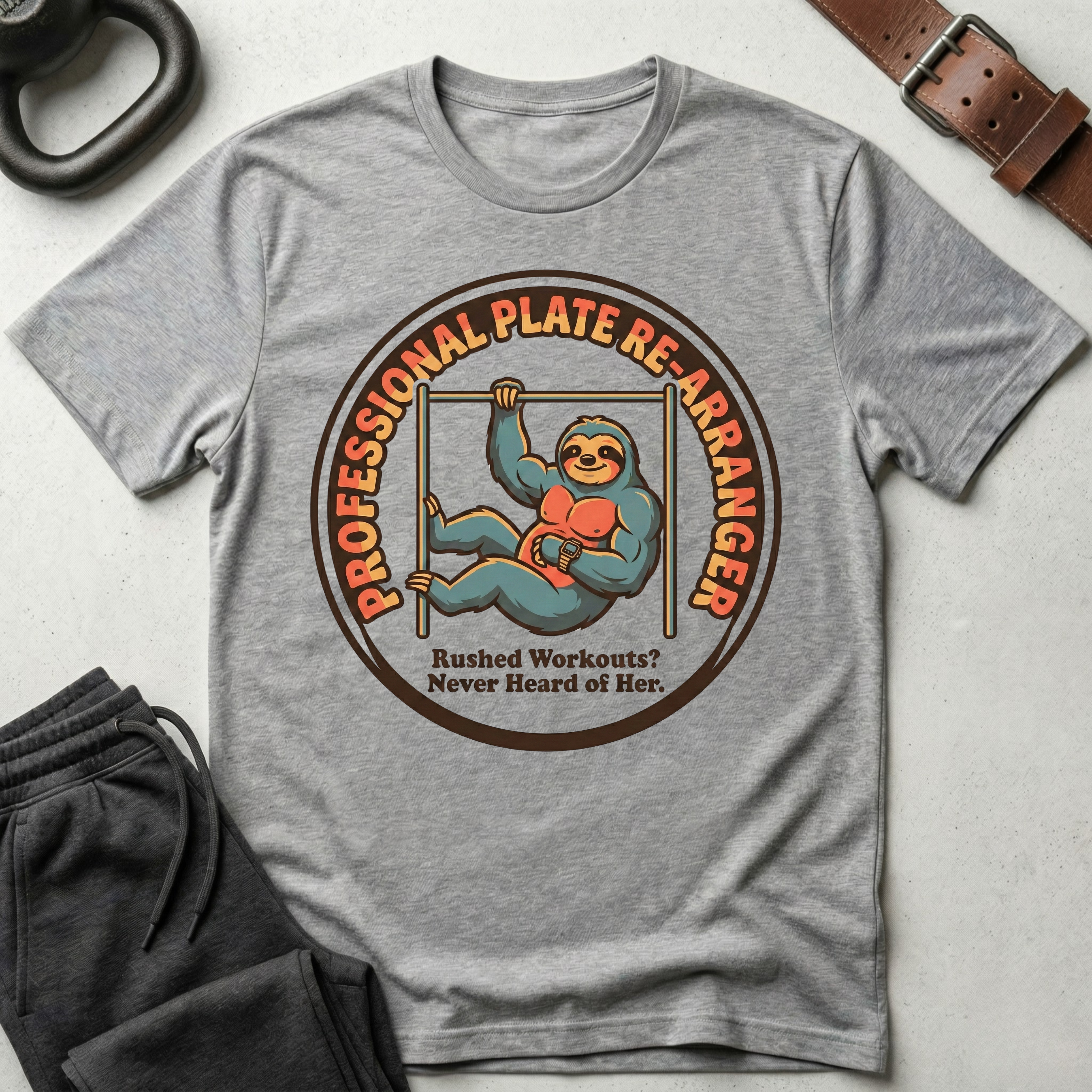 Plate Re-Arranger Sloth T-Shirt