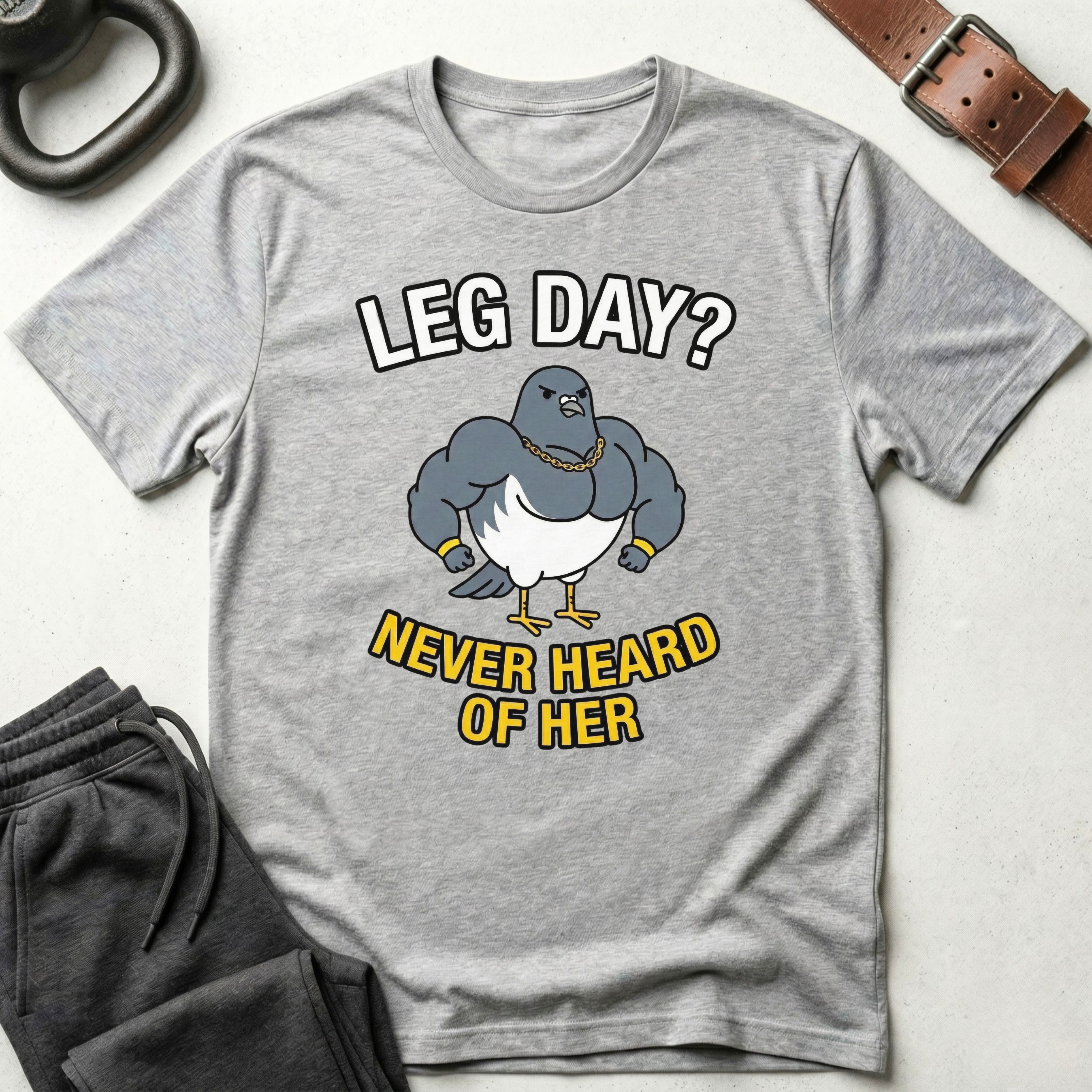 Leg Day Never Heard T-Shirt