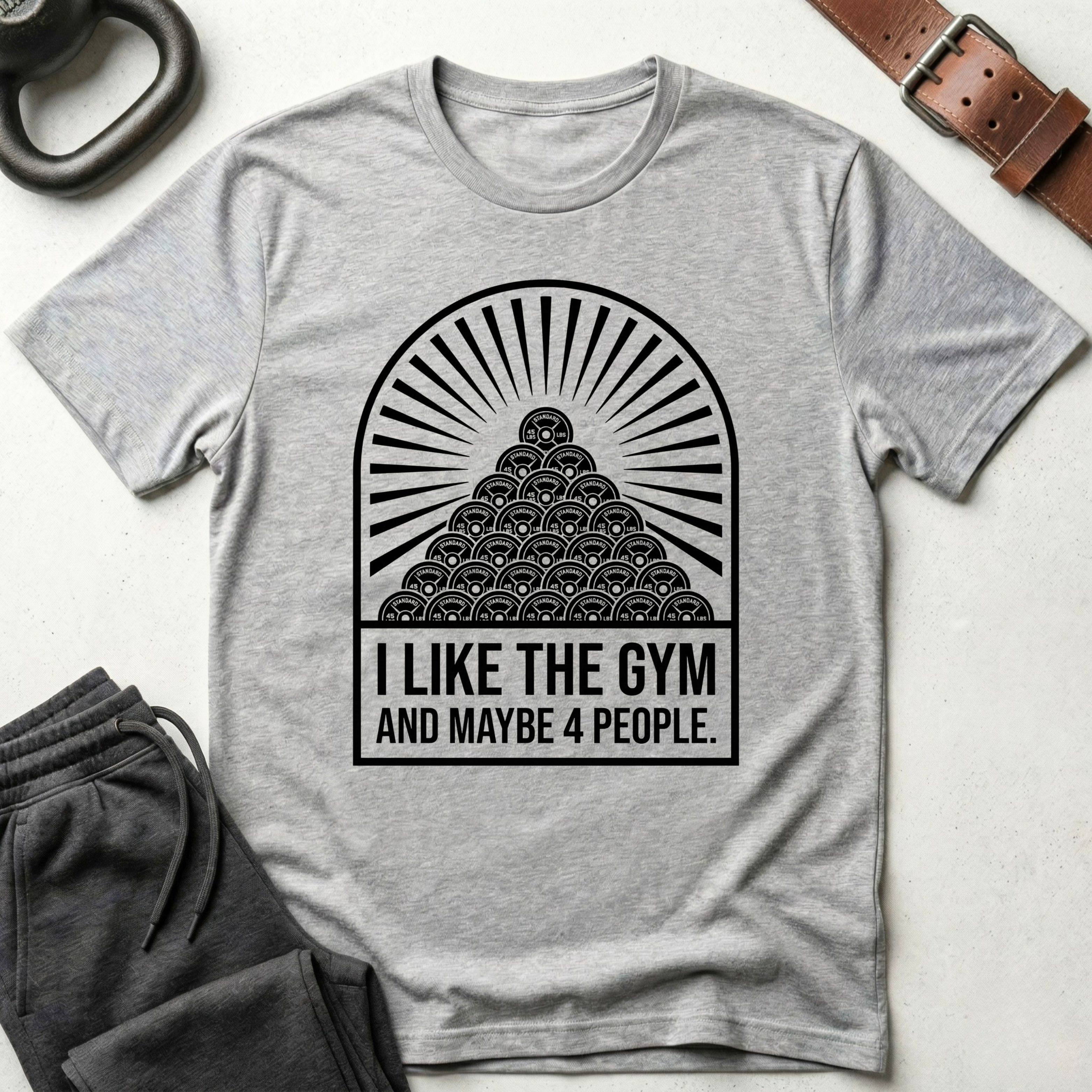 I Like The Gym And 4 People T-Shirt