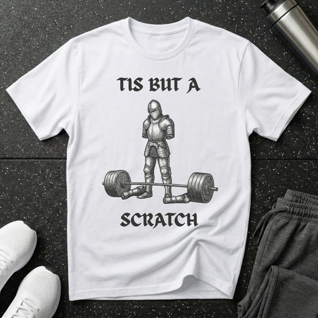 Tis But A Scratch Deadlift T-Shirt