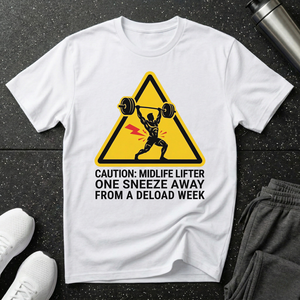 Caution Midlife Lifter T-Shirt
