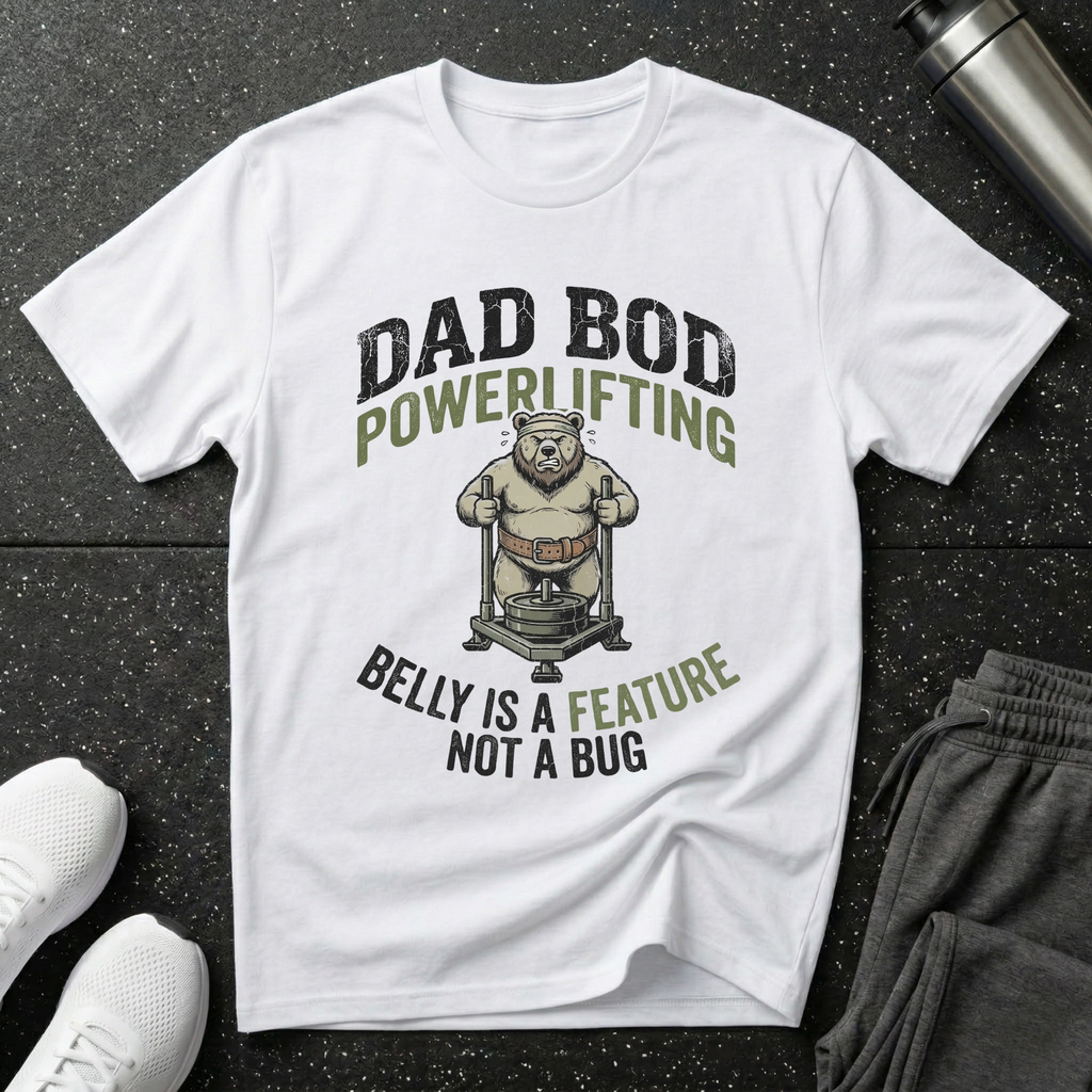 Dad Bod Powerlifting T-Shirt