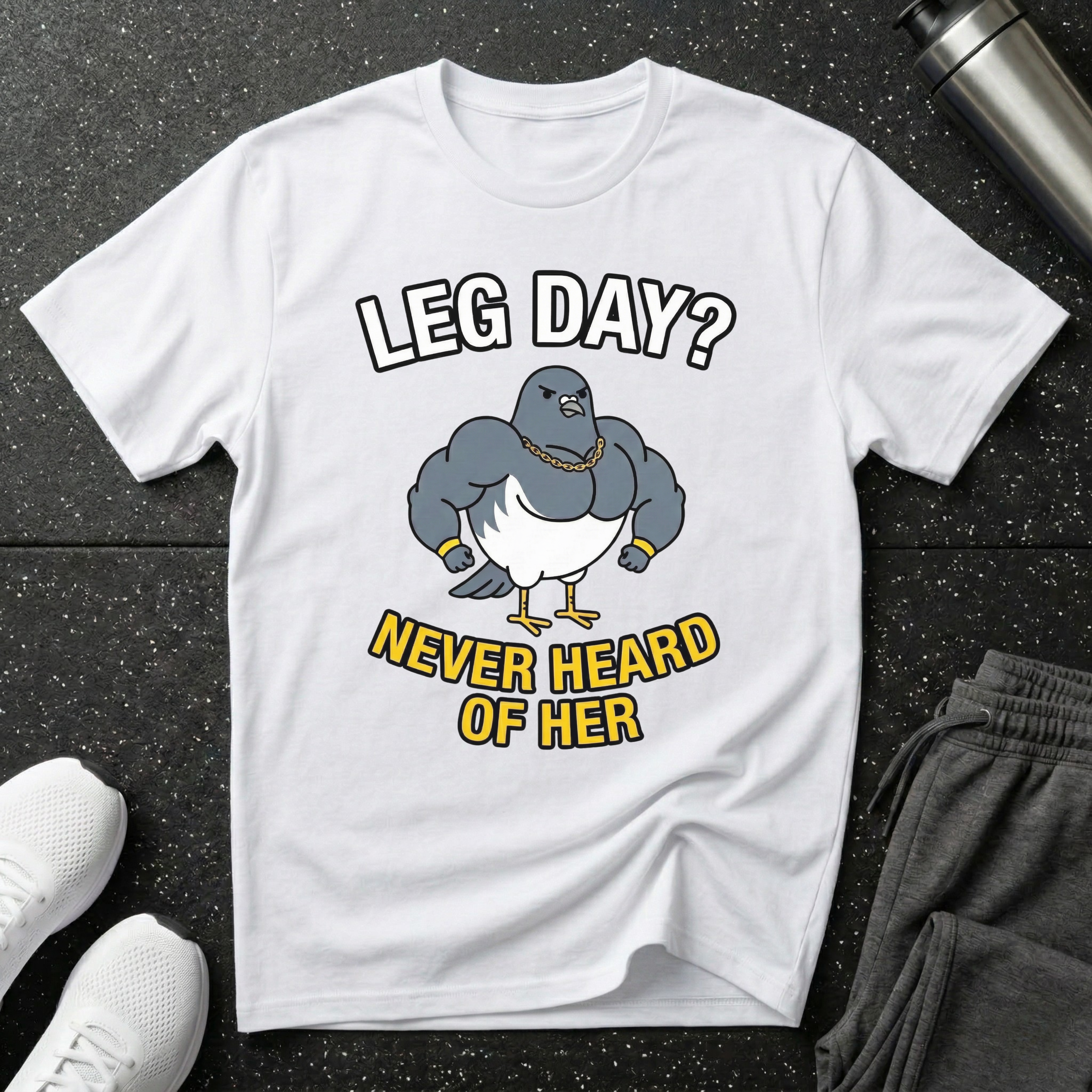 Leg Day Never Heard T-Shirt