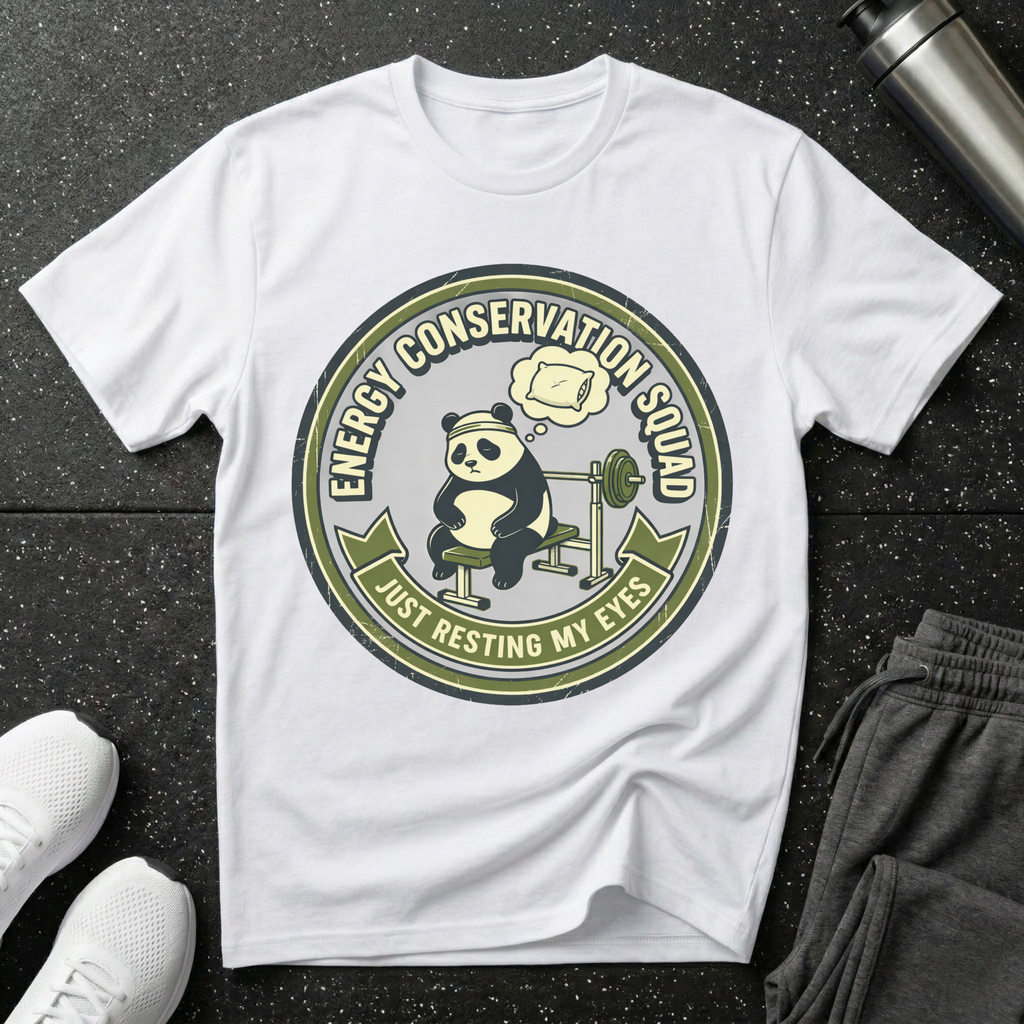 Just Resting My Eyes Panda T-Shirt