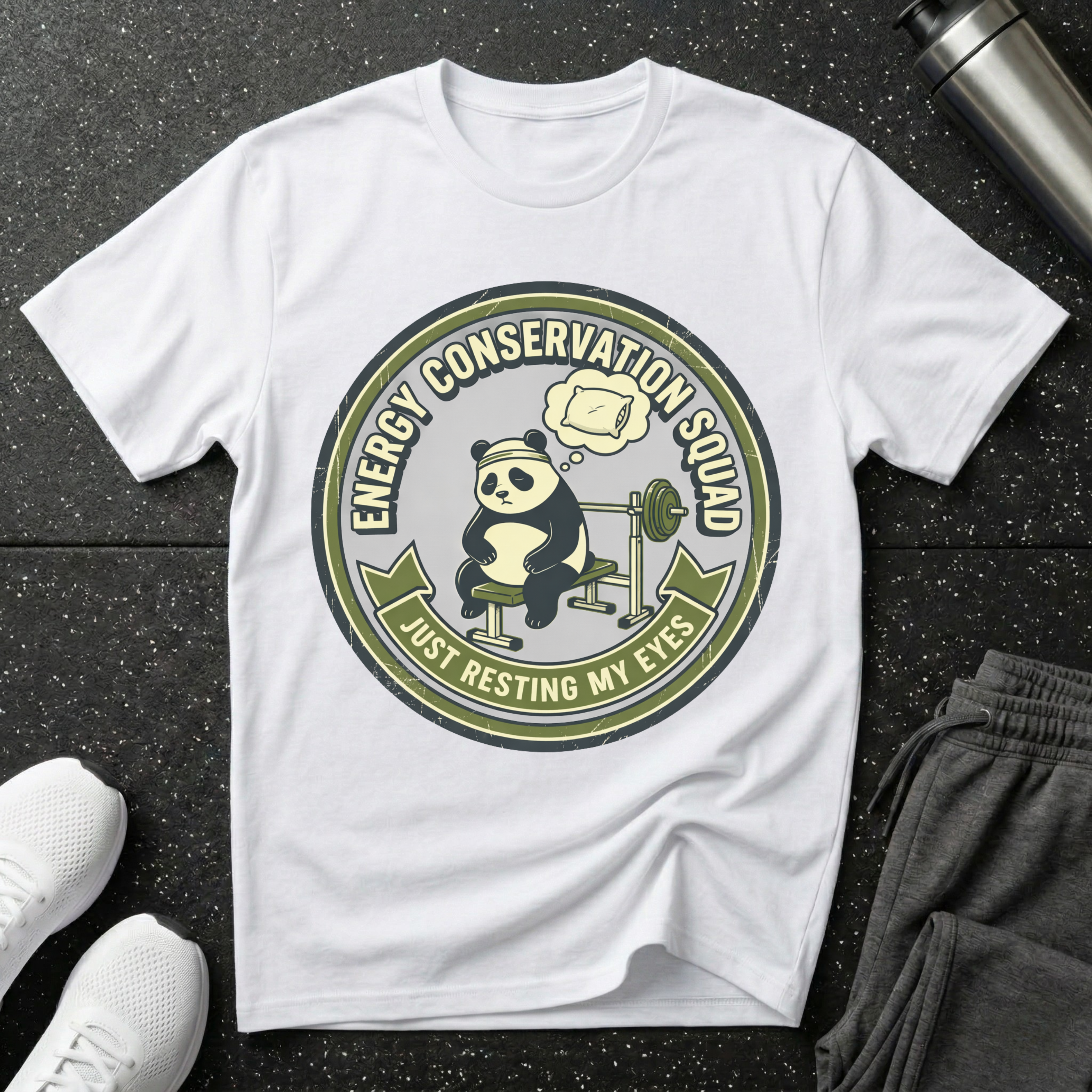 Just Resting My Eyes Panda T-Shirt
