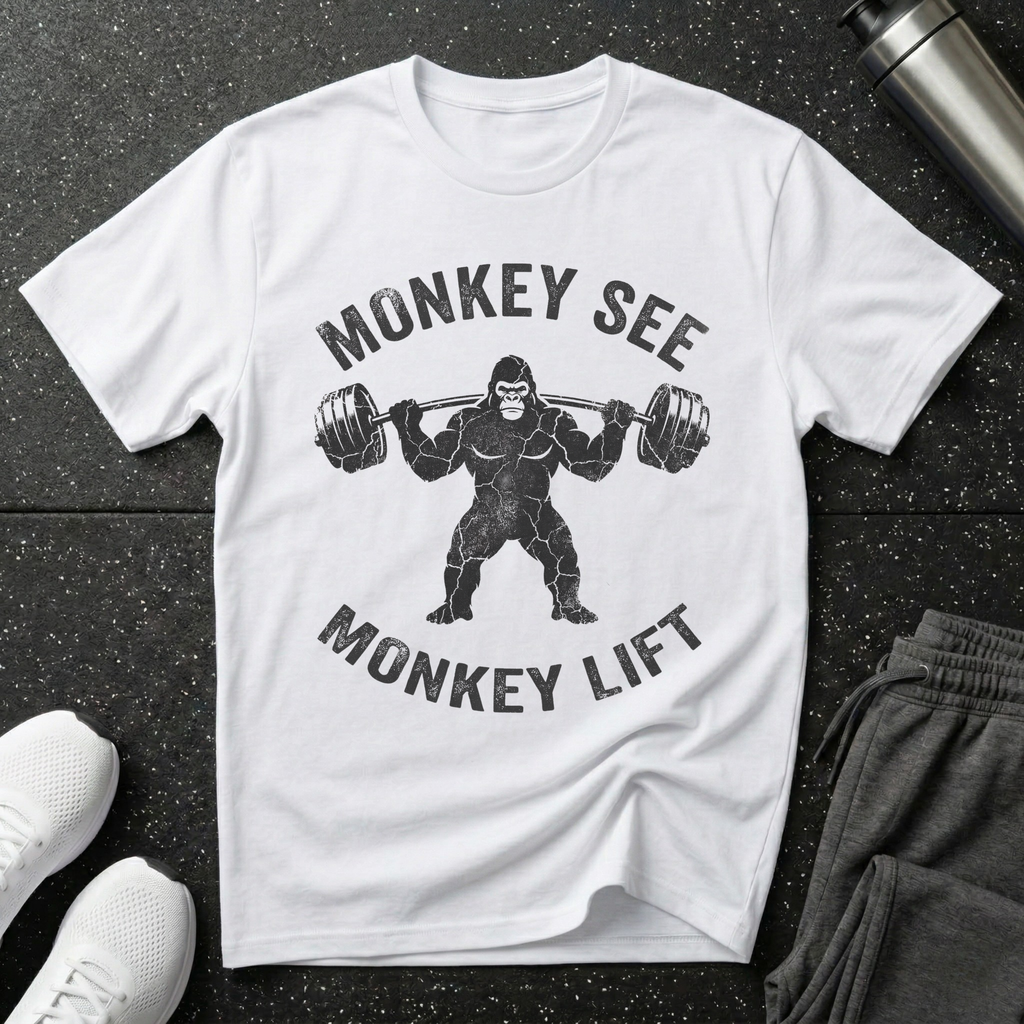 Monkey See Monkey Lift T-Shirt