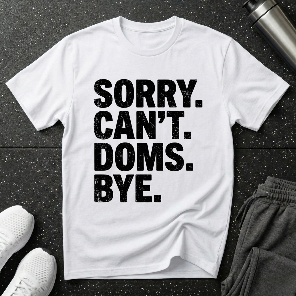 Sorry Can't Doms Bye T-Shirt