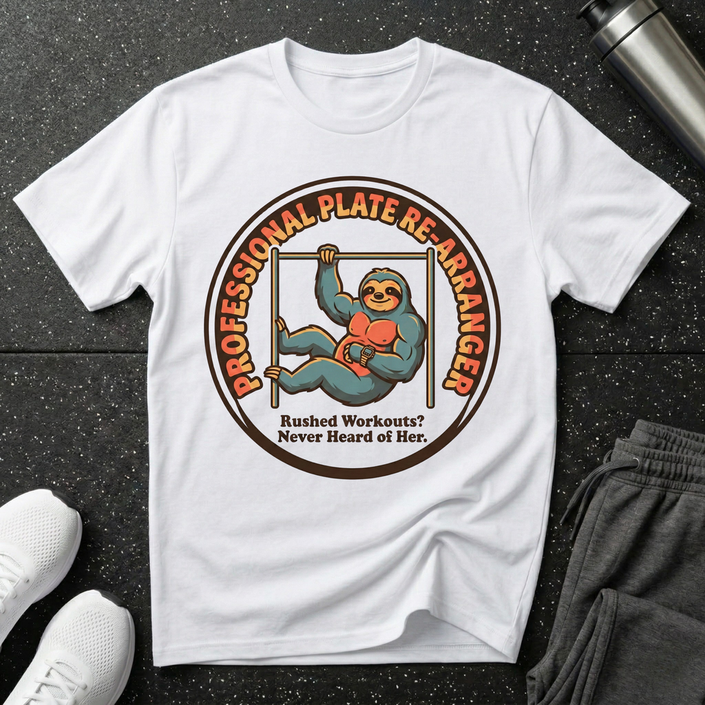 Plate Re-Arranger Sloth T-Shirt