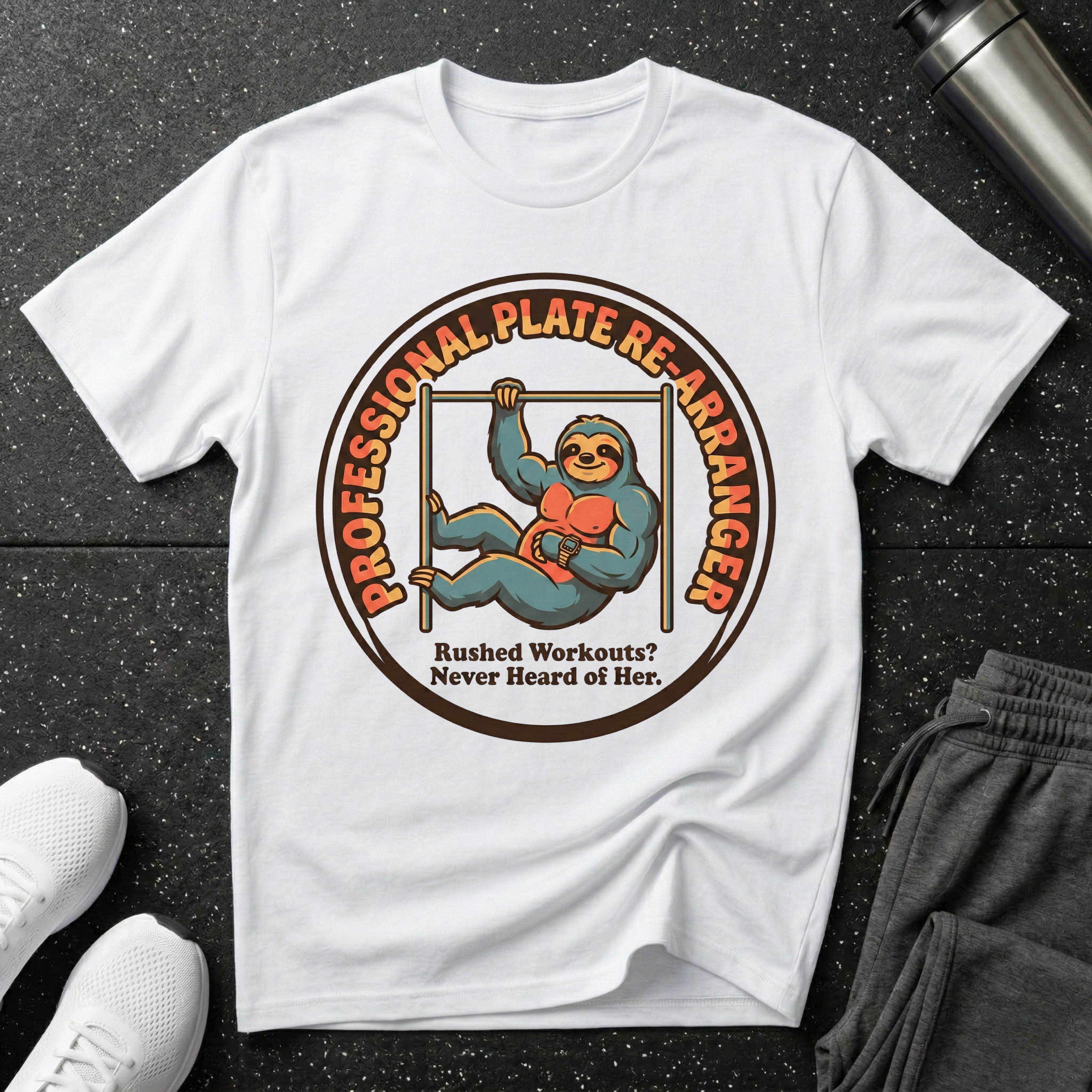 Plate Re-Arranger Sloth T-Shirt