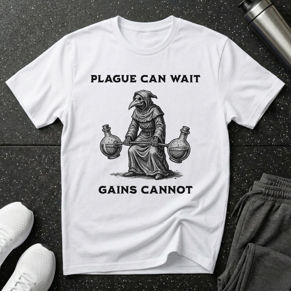 Plague Can Wait Gains Cannot T-Shirt