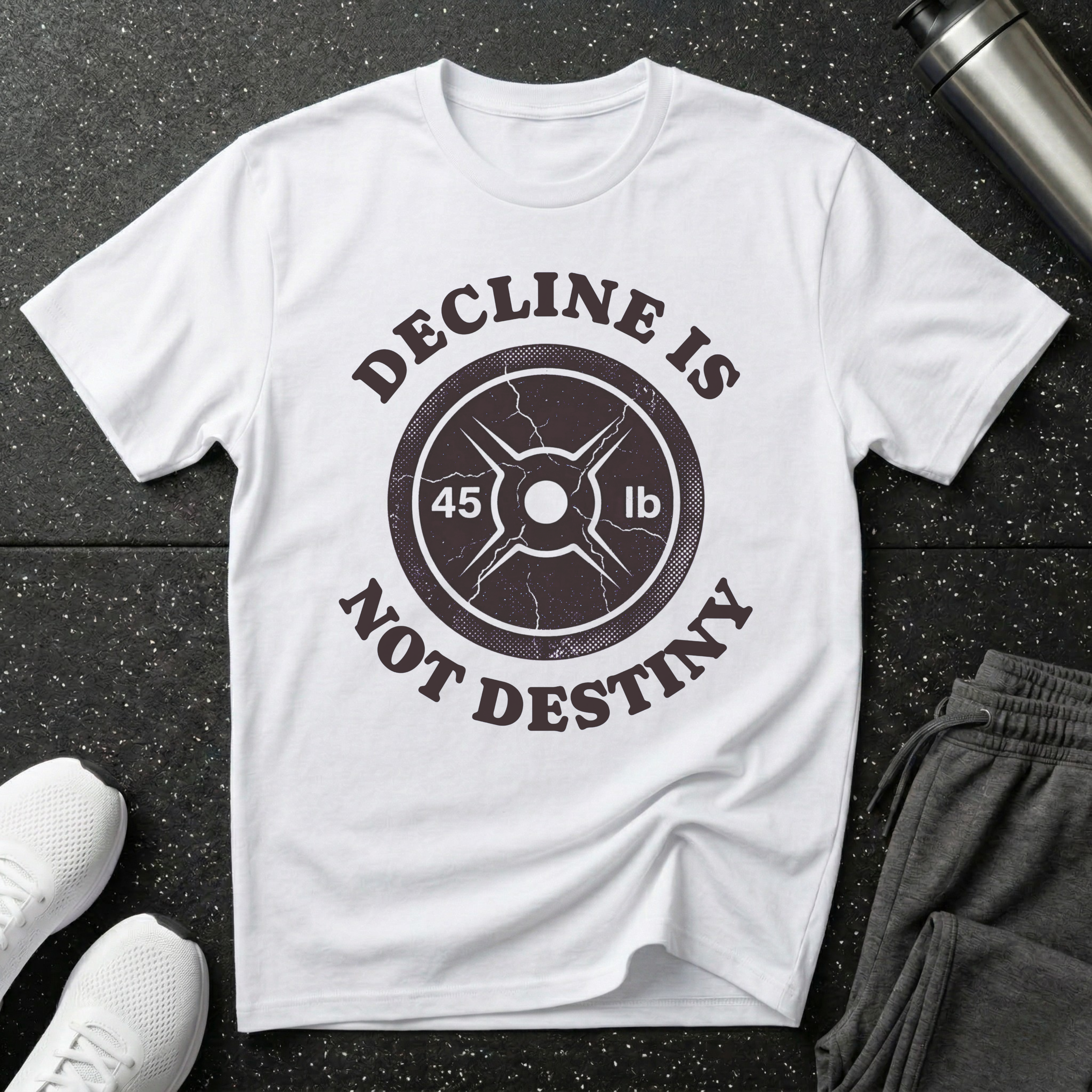 Decline Is Not Destiny Plate T-Shirt