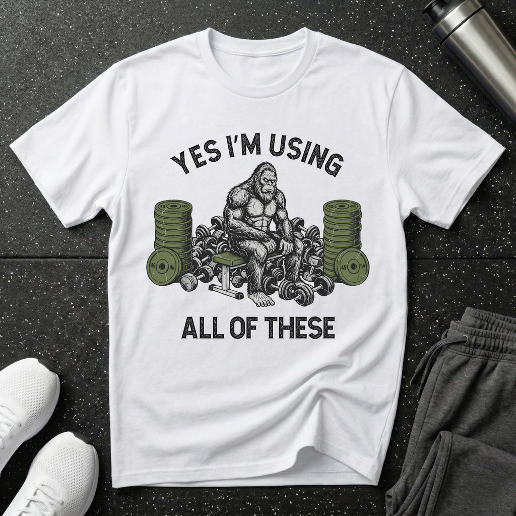 Using All Sasquatch T-Shirt